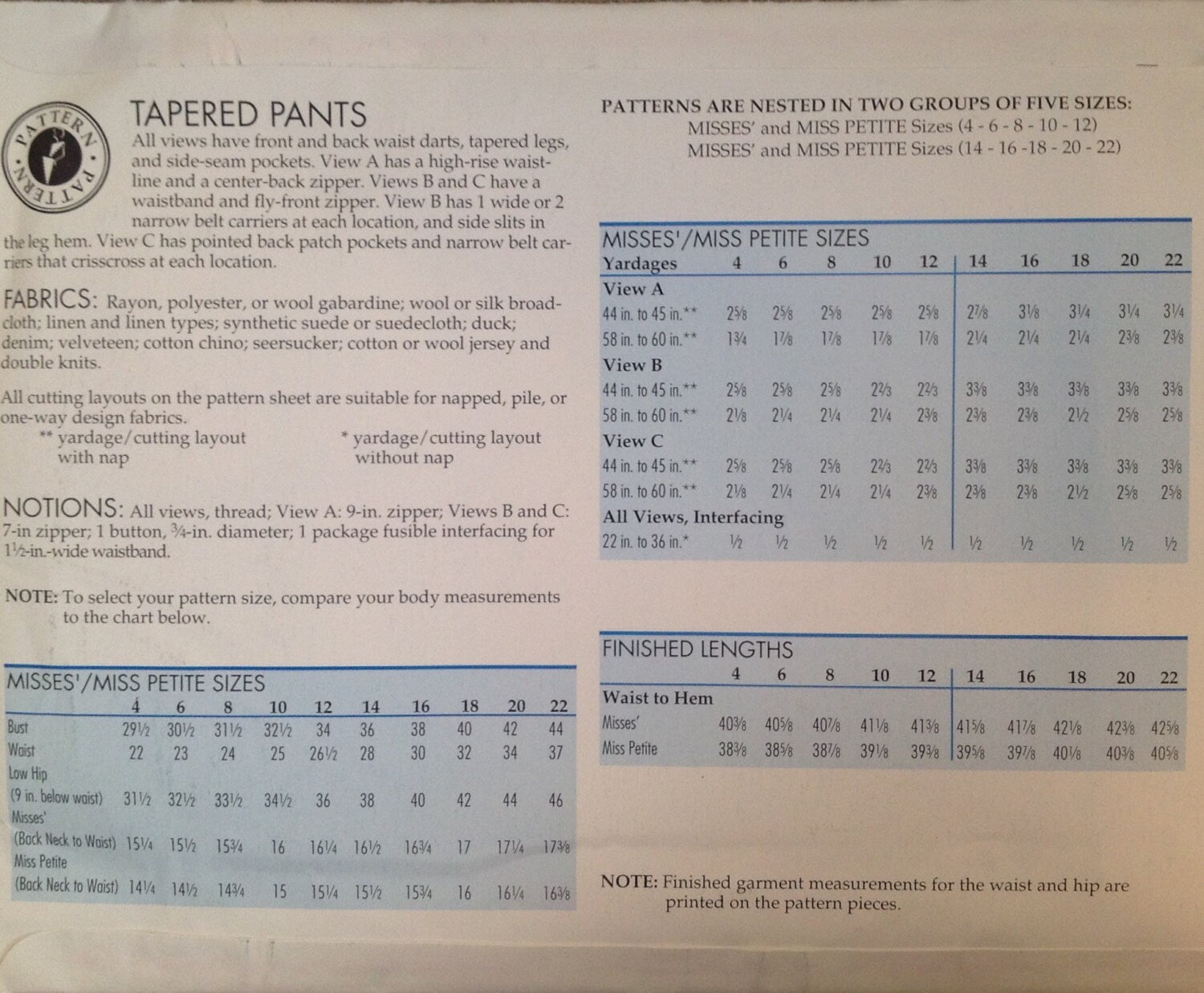 Step-By-Step 128 Sewing Pattern (Vintage) UNCUT
