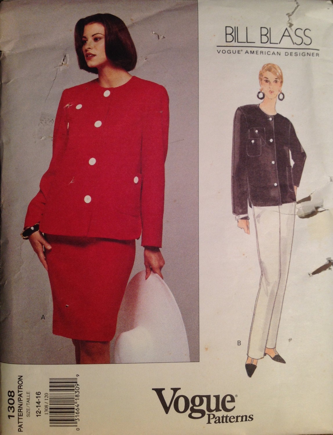 Vogue 1308 Sewing Pattern (Vintage) UNCUT