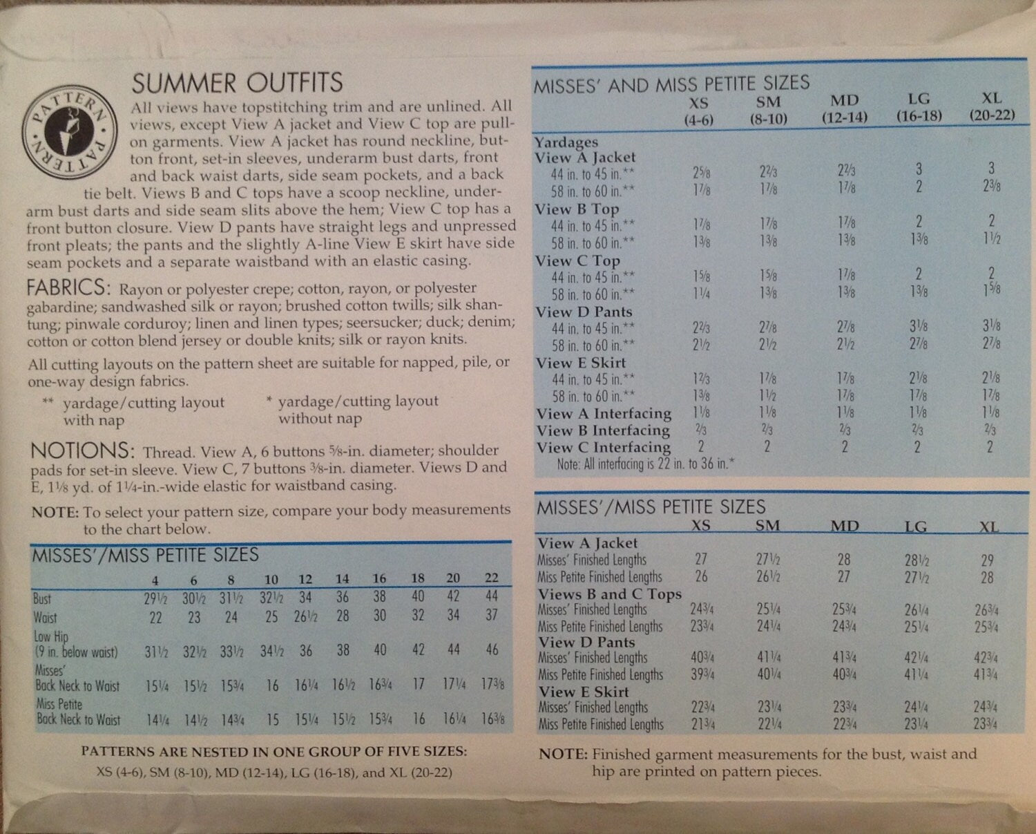 Step-By-Step 134 Sewing Pattern (Vintage) UNCUT