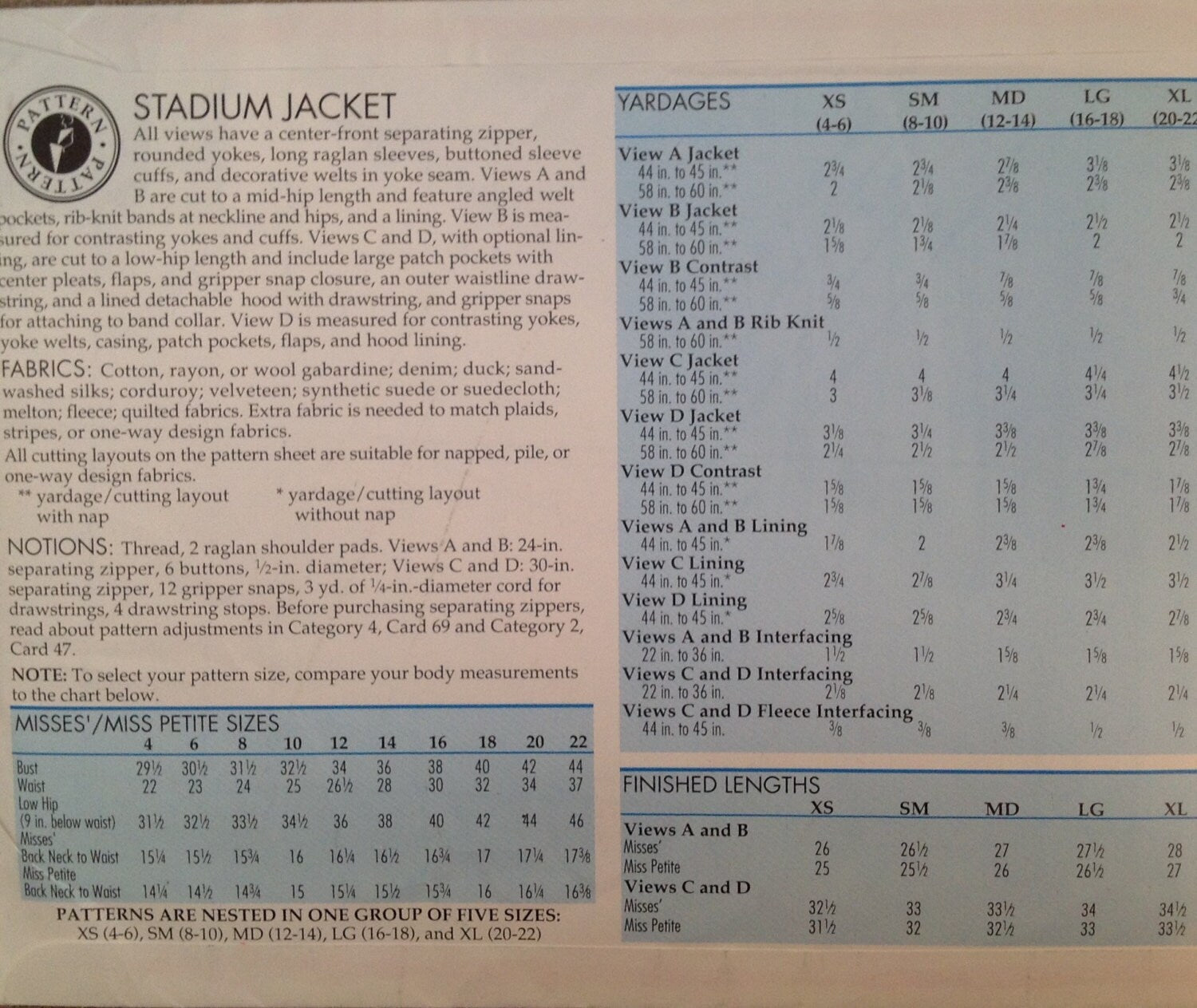 Step-By-Step 140 Sewing Pattern (Vintage) UNCUT