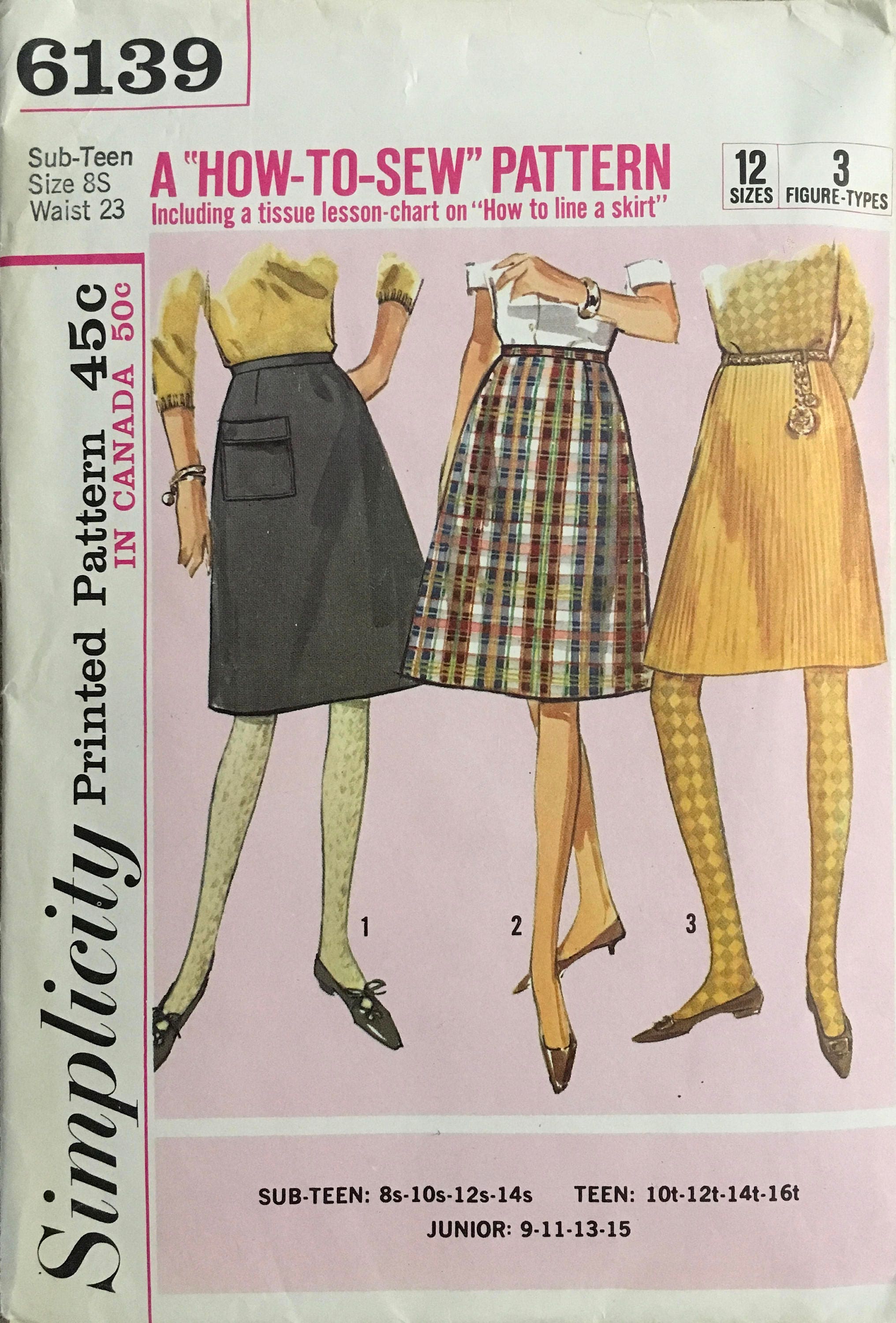 Simplicity 6139 Sewing Pattern (Vintage) CUT