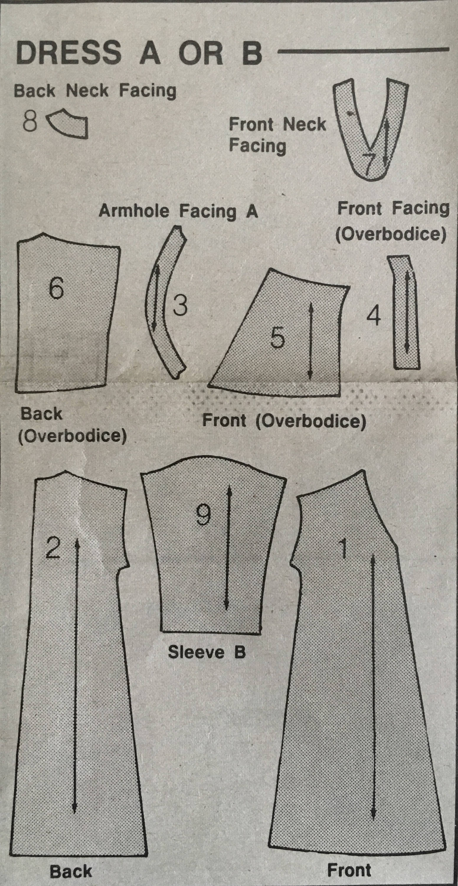 Vogue 9235 Sewing Pattern (Vintage) CUT