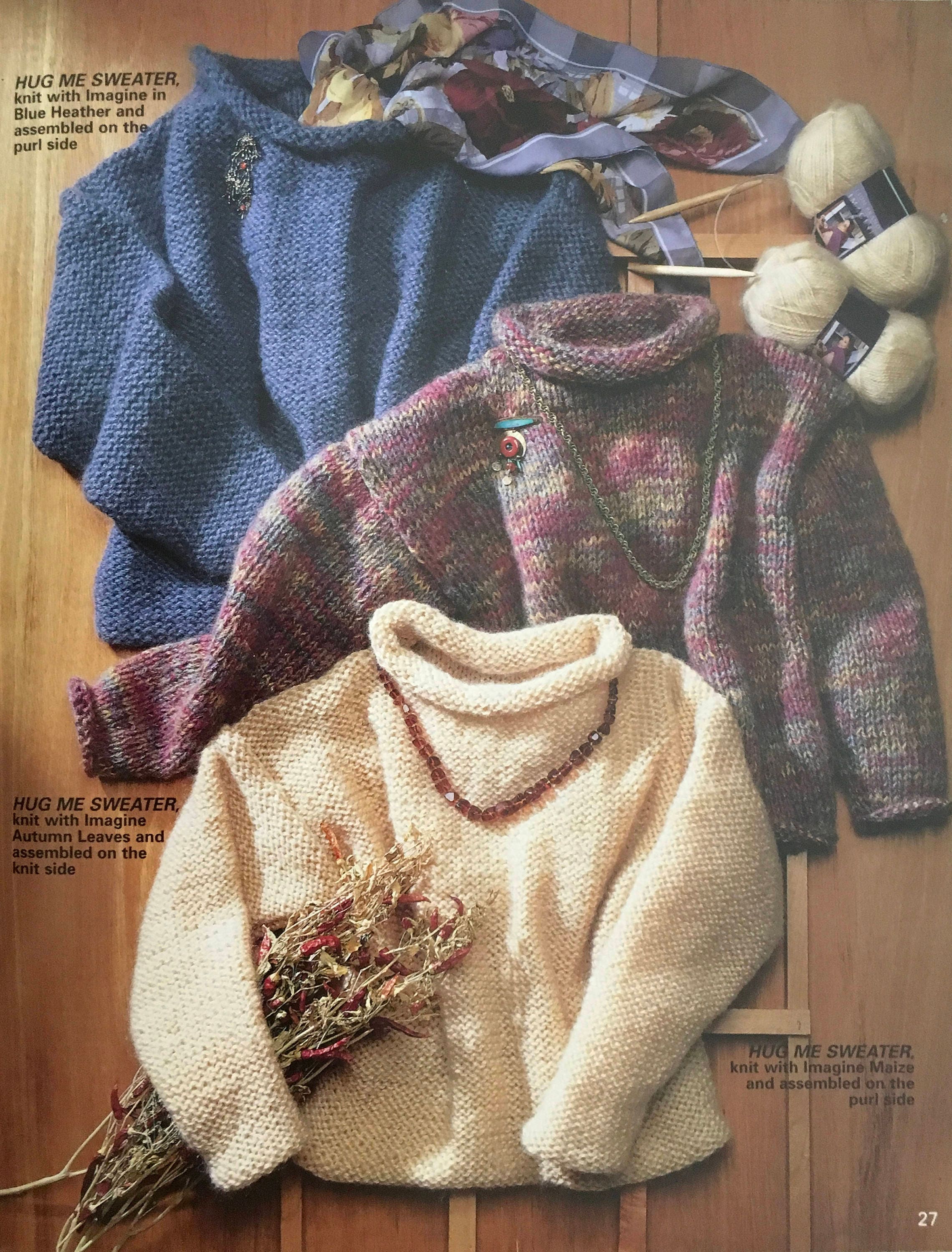 Knitting Book “The Learn To Knit A Sweater” (Vintage)