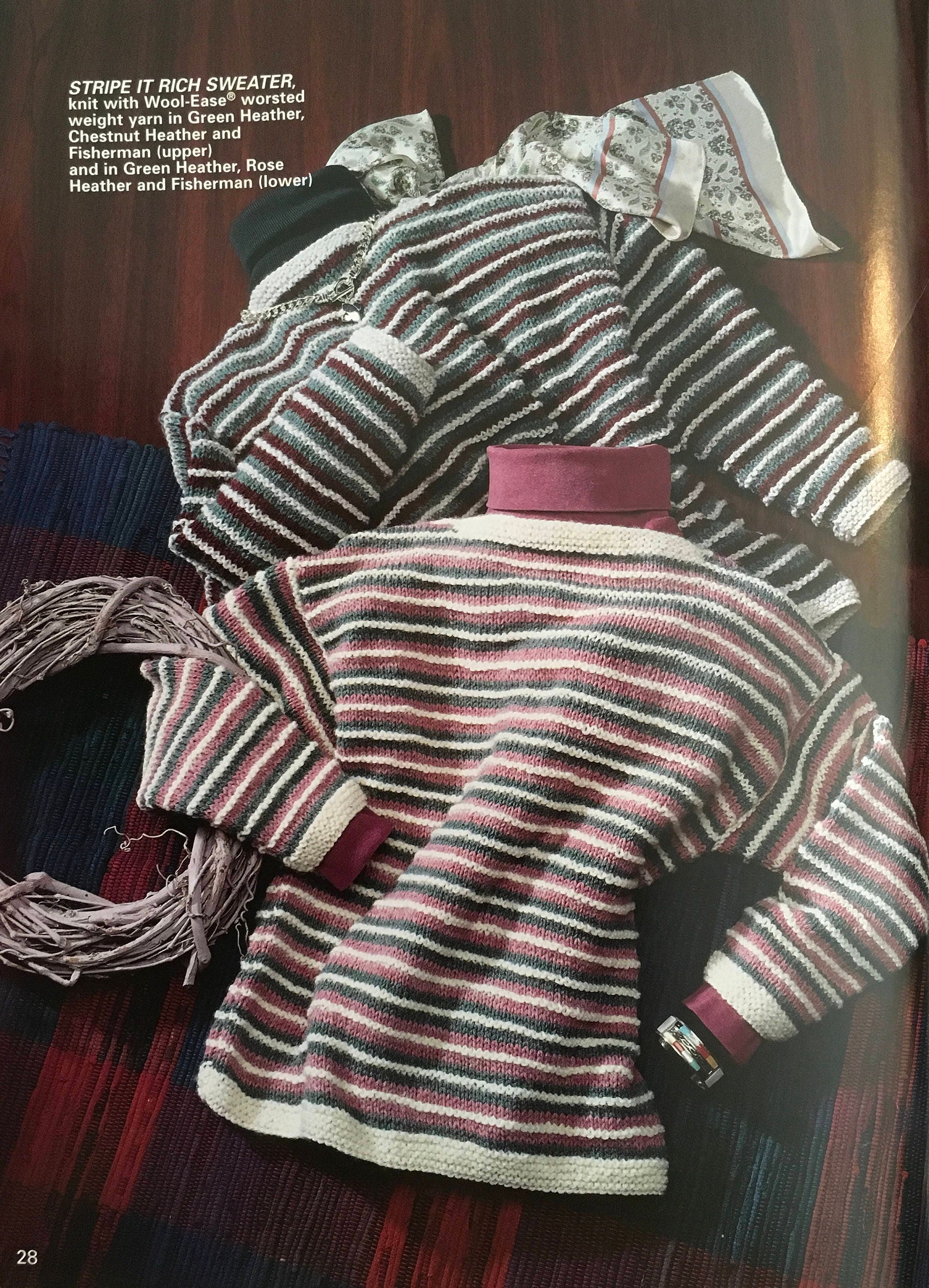 Knitting Book “The Learn To Knit A Sweater” (Vintage)