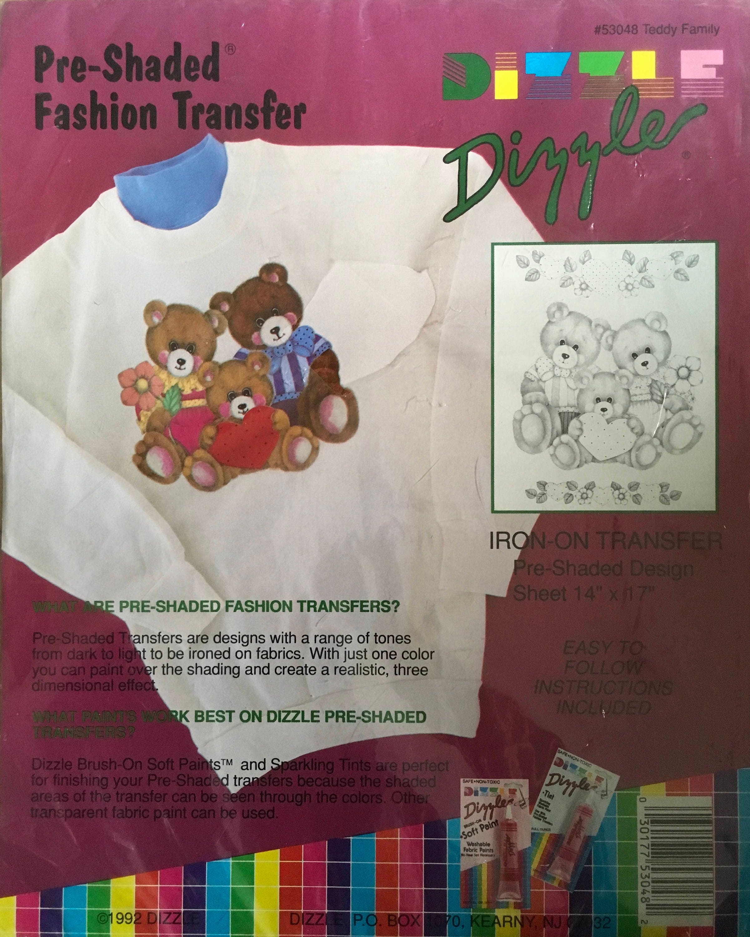 Dizzle Iron-On Transfer (Vintage) UNCUT