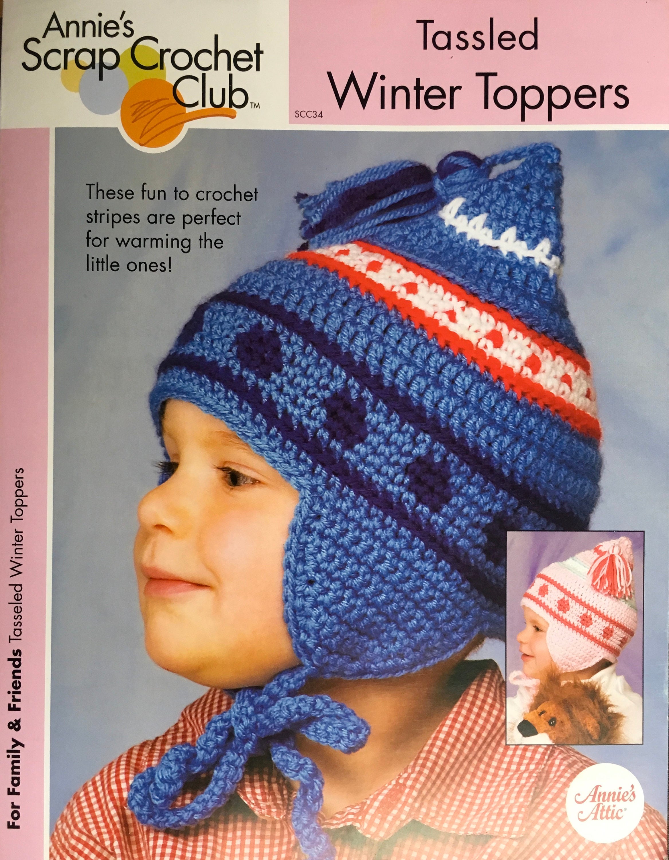 Crochet Leaflet "Tassled Winter Toppers" (Vintage)