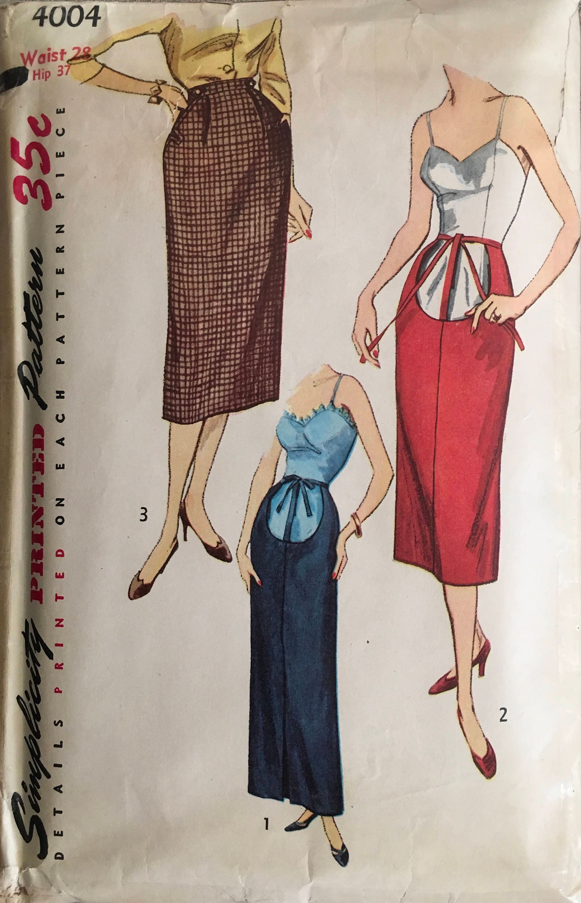 Simplicity 4004 Sewing Pattern (Vintage) CUT