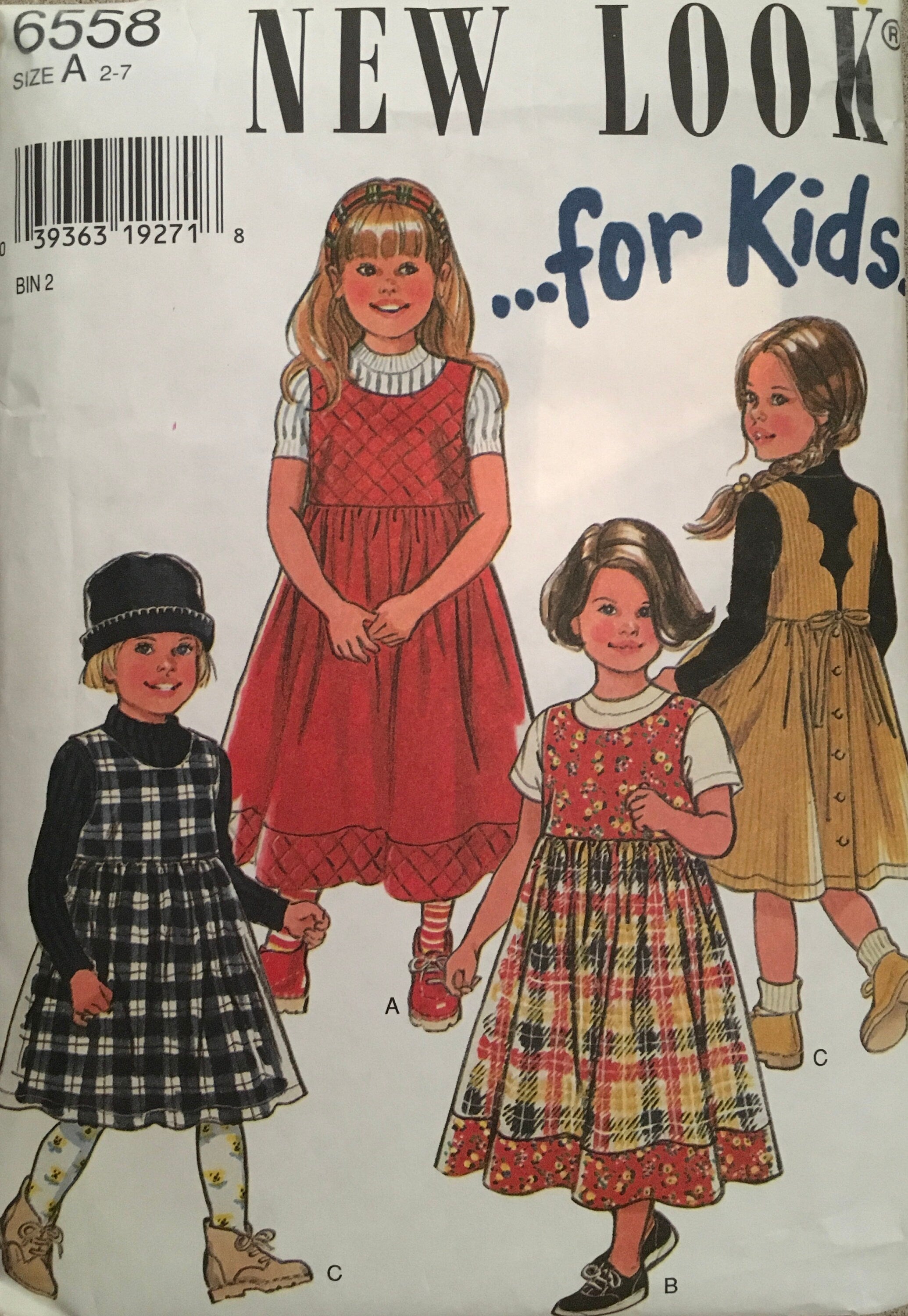 New Look 6558 Sewing Pattern (Vintage) CUT