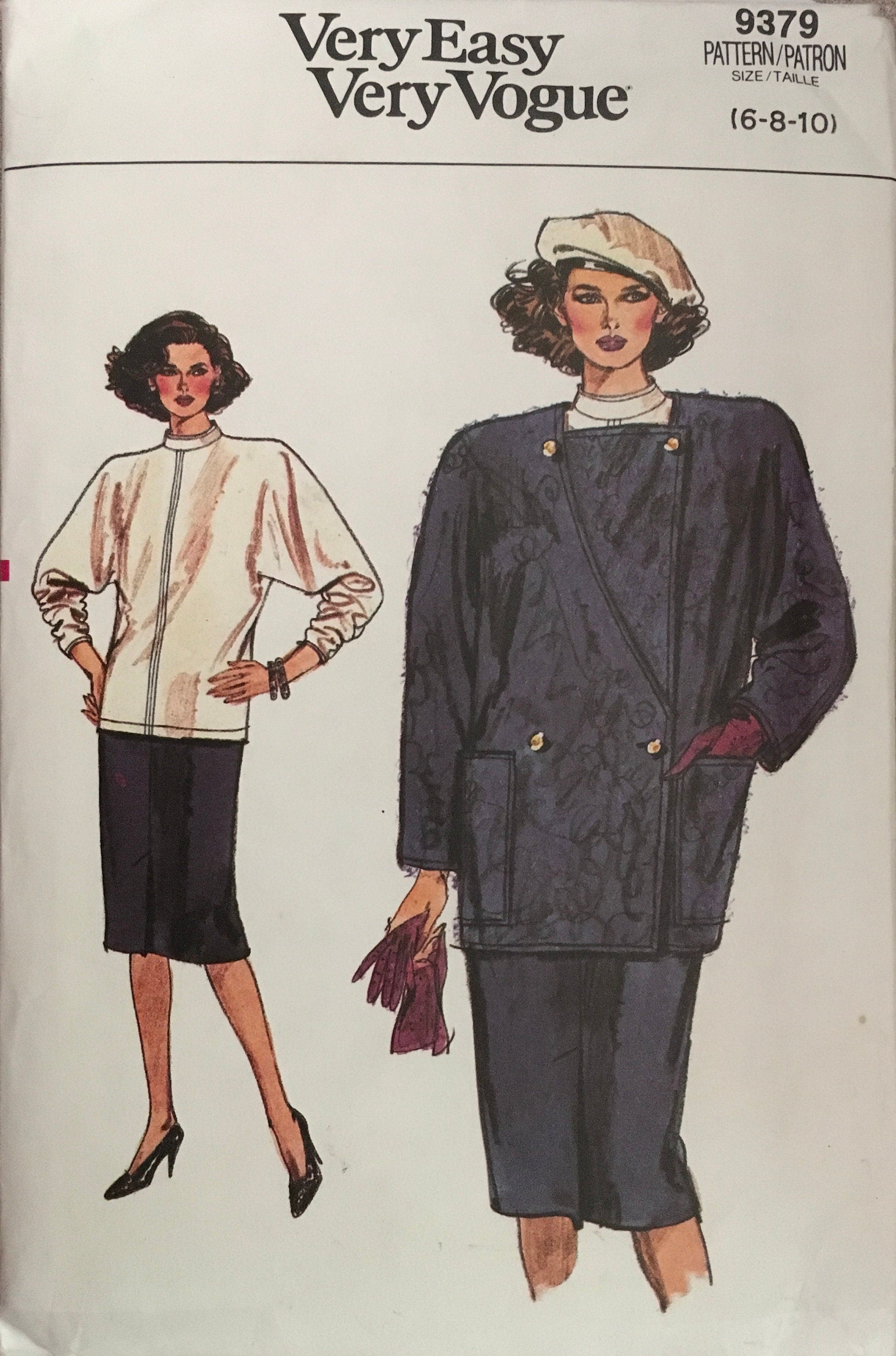 Vogue 9379 Sewing Pattern (Vintage) UNCUT