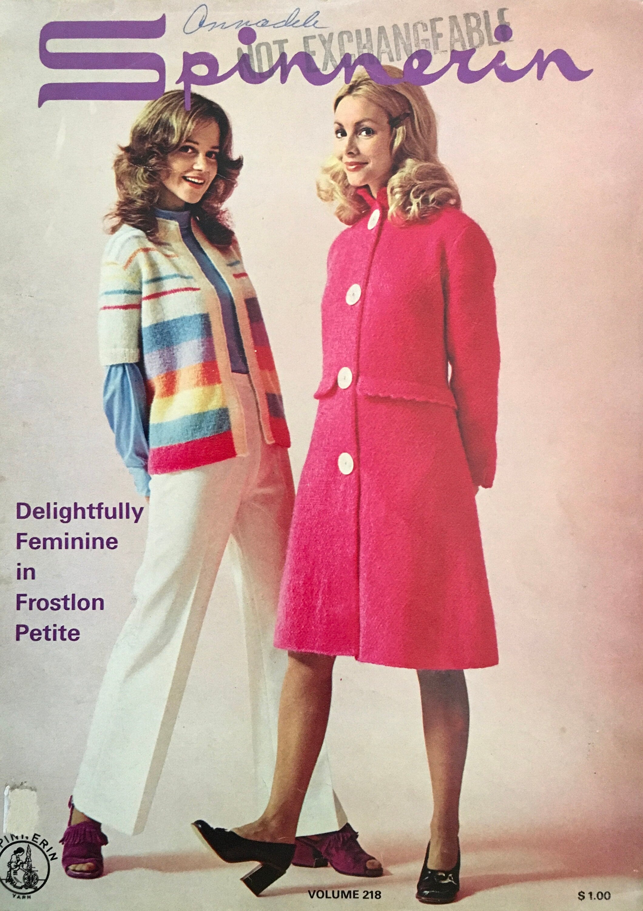 Knit/Crochet Book “Delightfully Feminine” (Vintage)