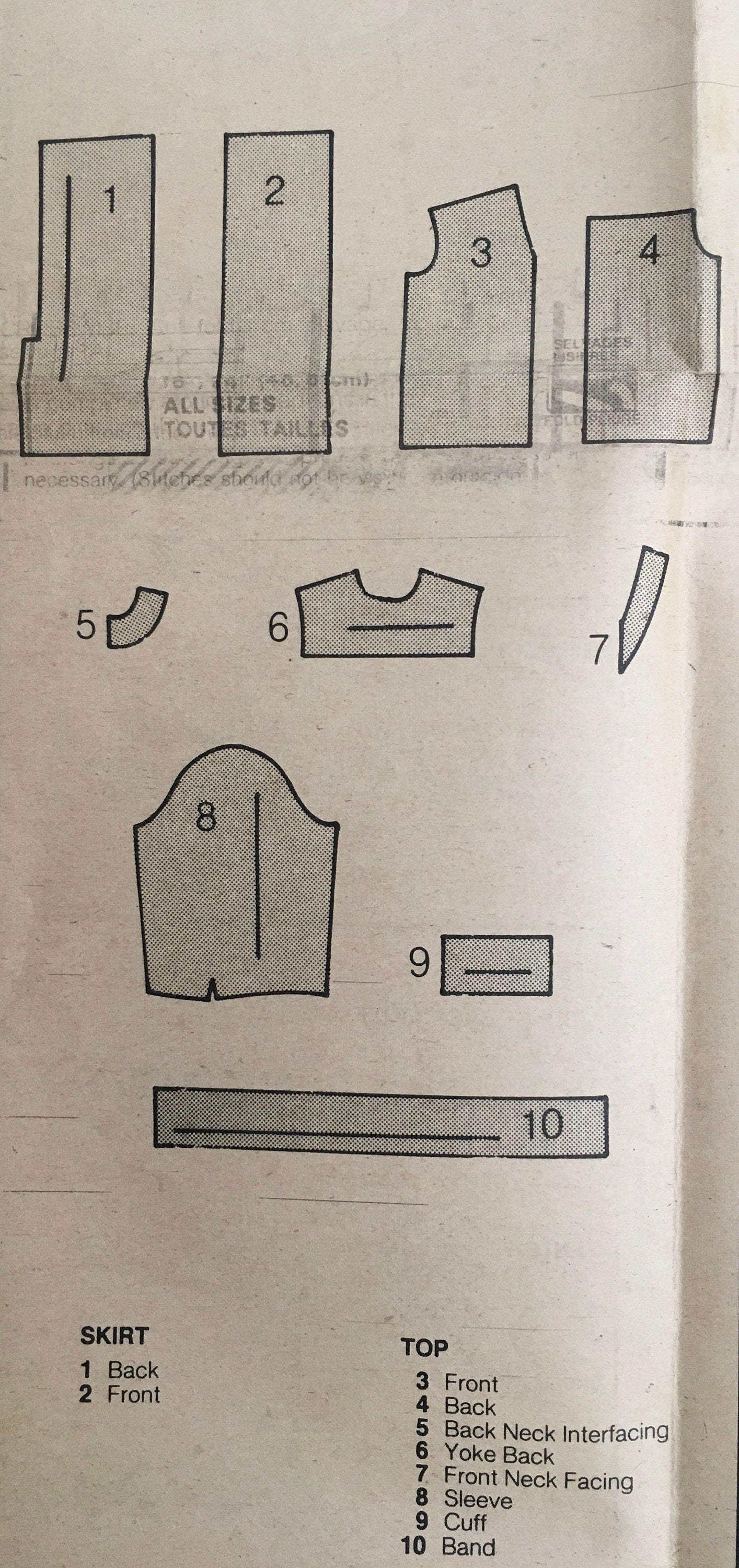 See & Sew 5698 Sewing Pattern (Vintage) CUT