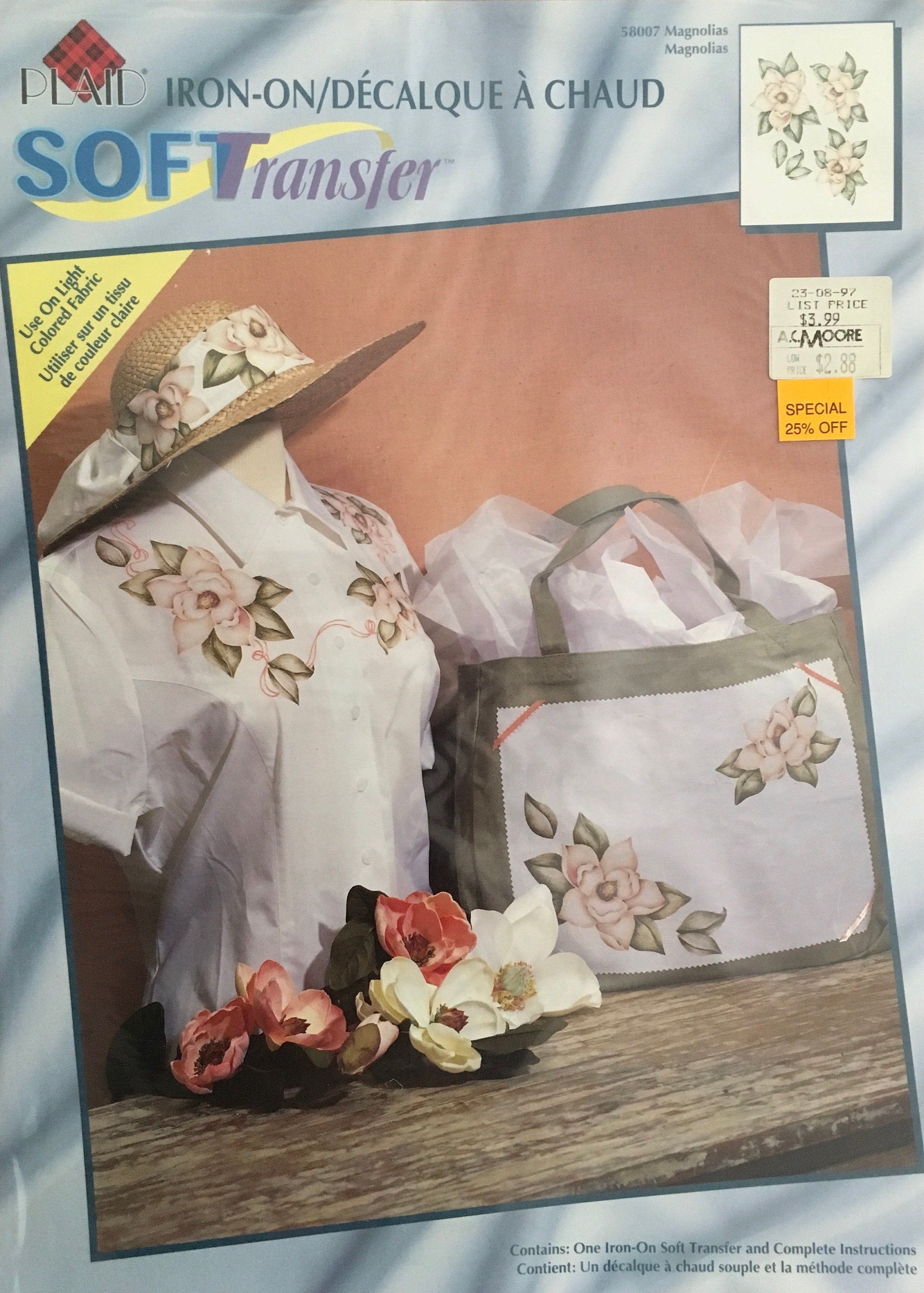 Soft Iron-On Transfer (Vintage) UNCUT