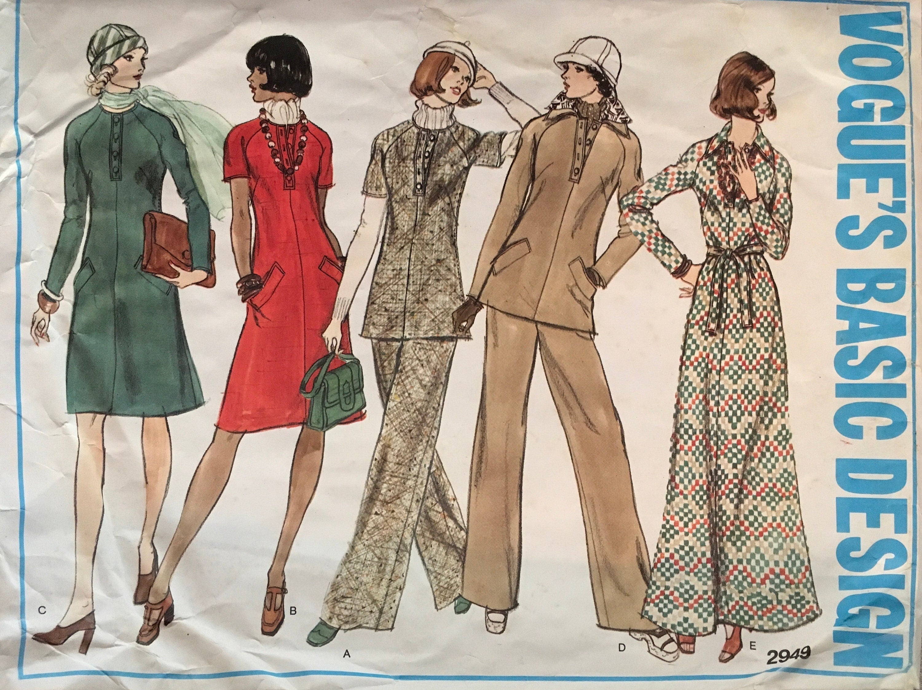 Vogue 2949 Sewing Pattern (Vintage) CUT