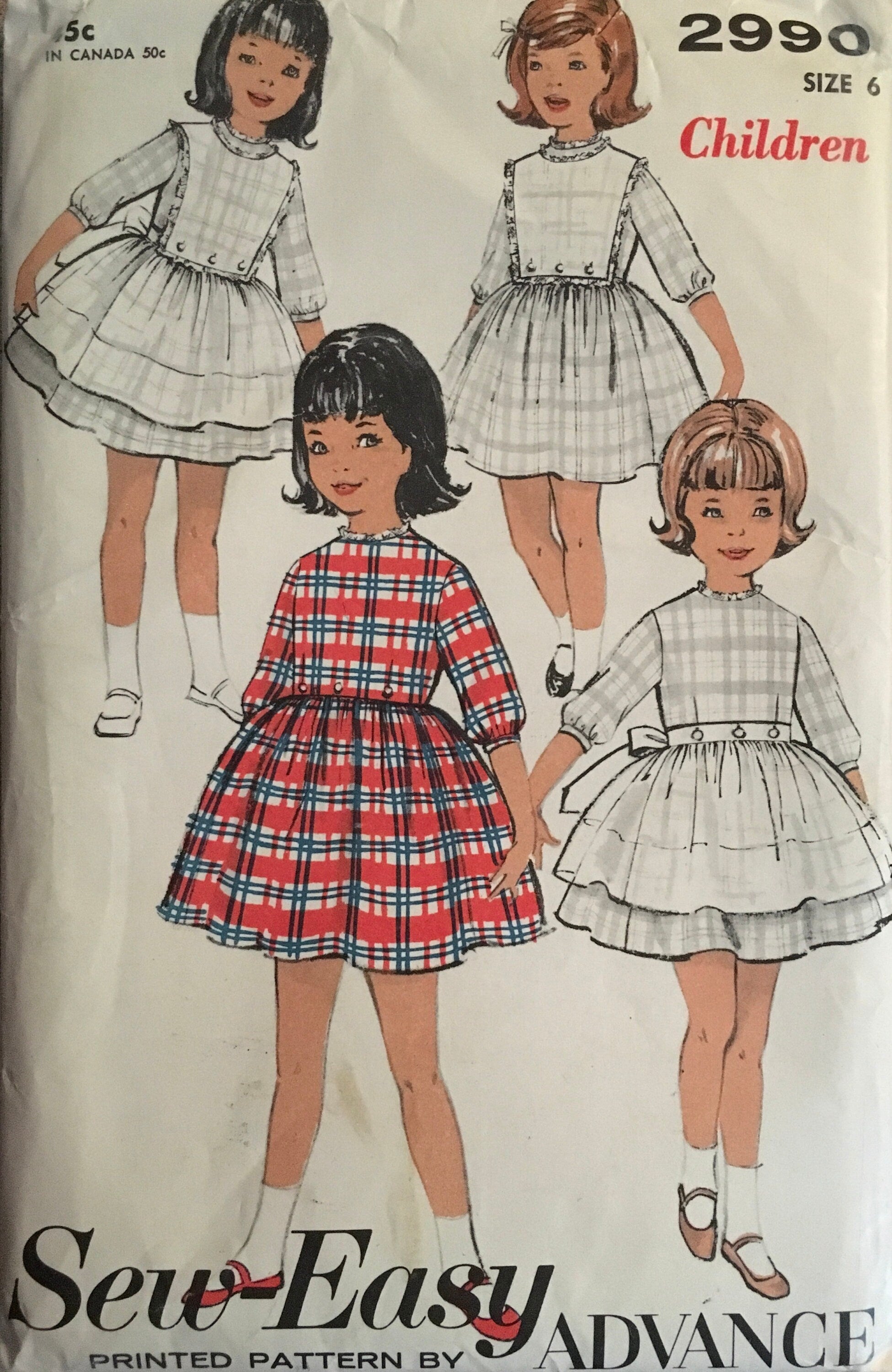 Advance 2990 Sewing Pattern (Vintage) UNCUT