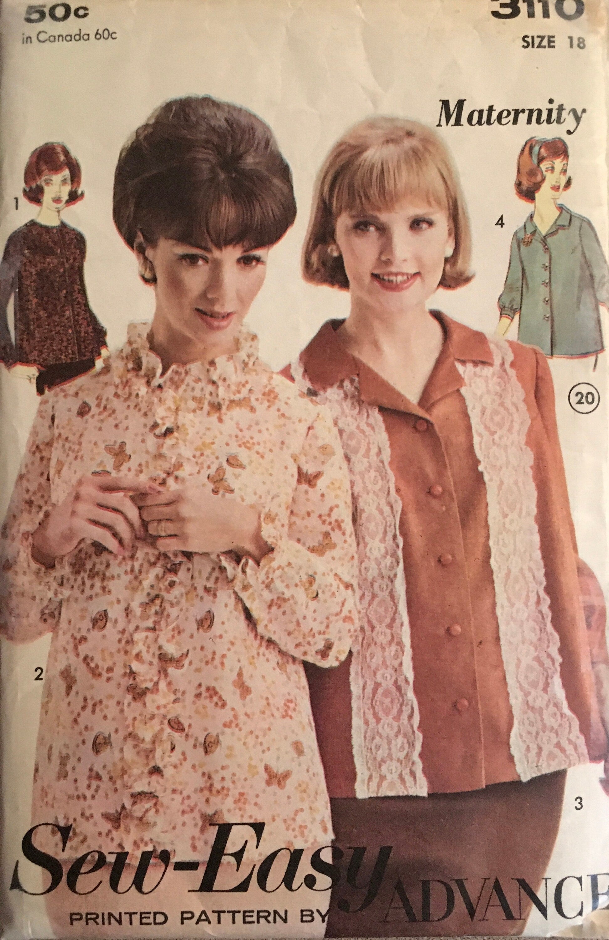 Advance 3110 Sewing Pattern (Vintage) UNCUT