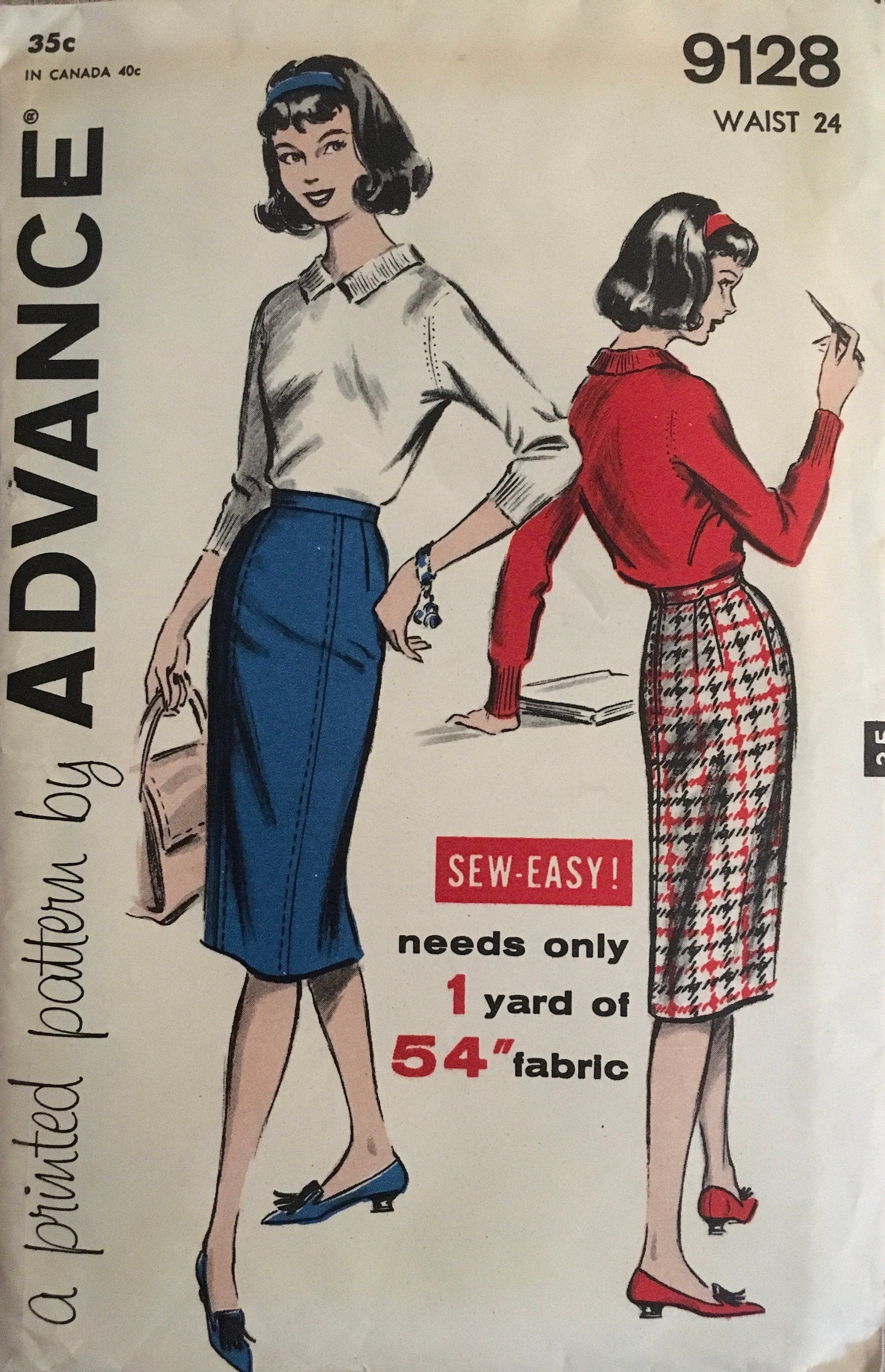 Advance 9128 Sewing Pattern (Vintage) UNCUT