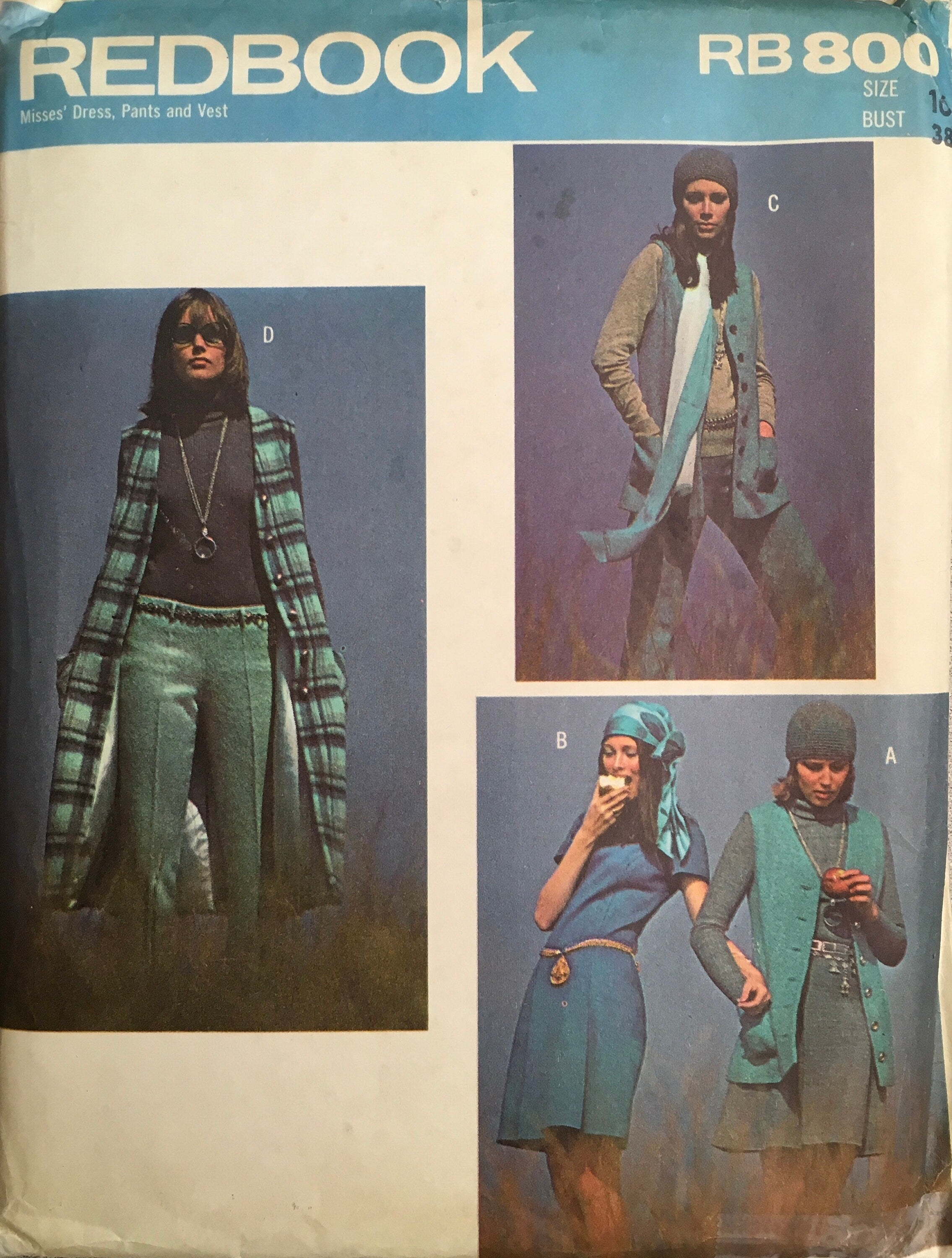 RedBook 800 Sewing Pattern (Vintage) UNCUT