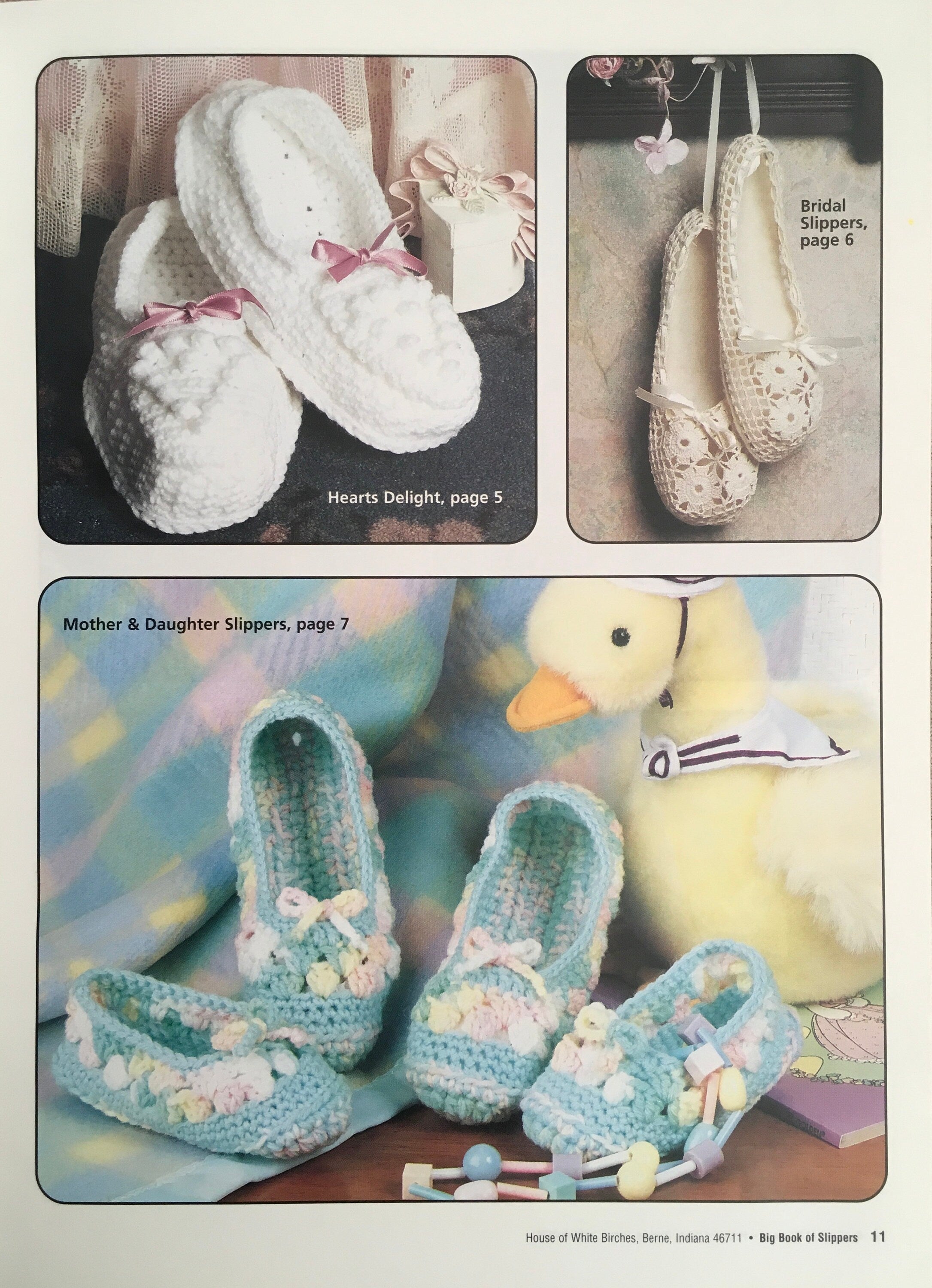 Crochet Book “Big Book Of Slippers” (Vintage)