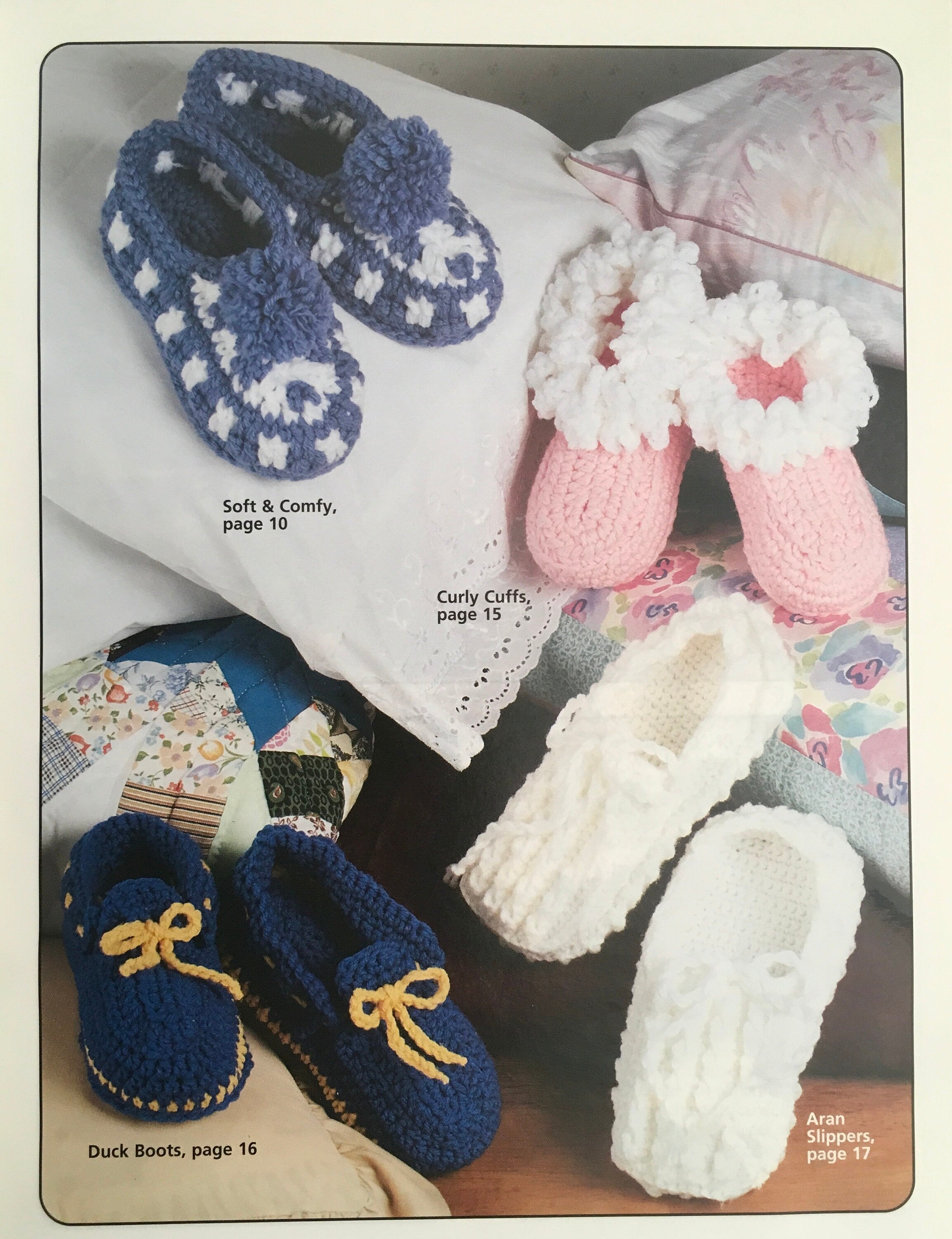 Crochet Book “Big Book Of Slippers” (Vintage)
