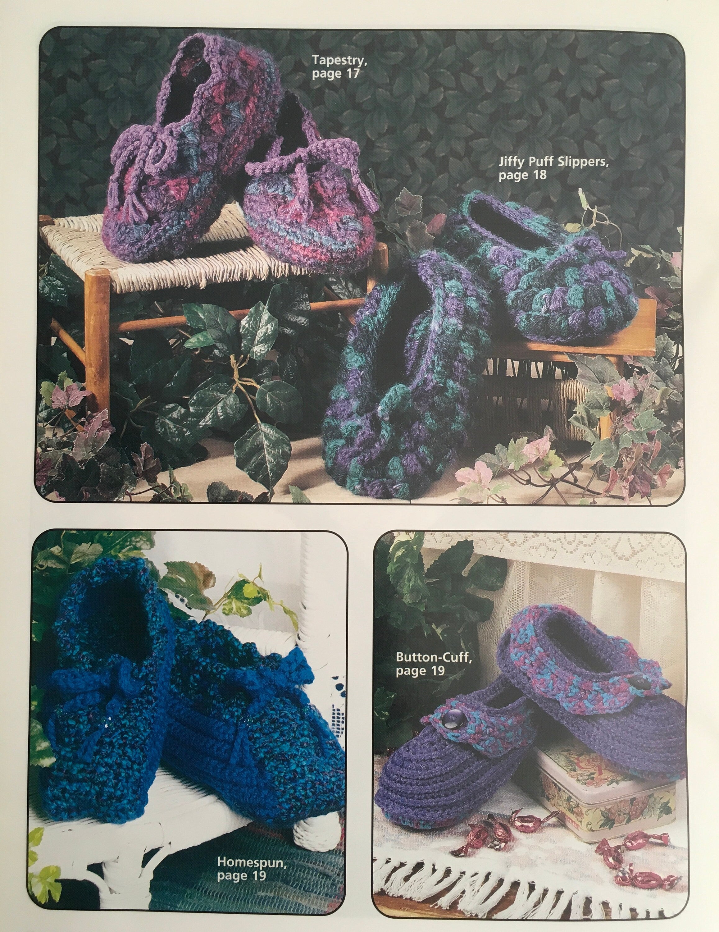 Crochet Book “Big Book Of Slippers” (Vintage)