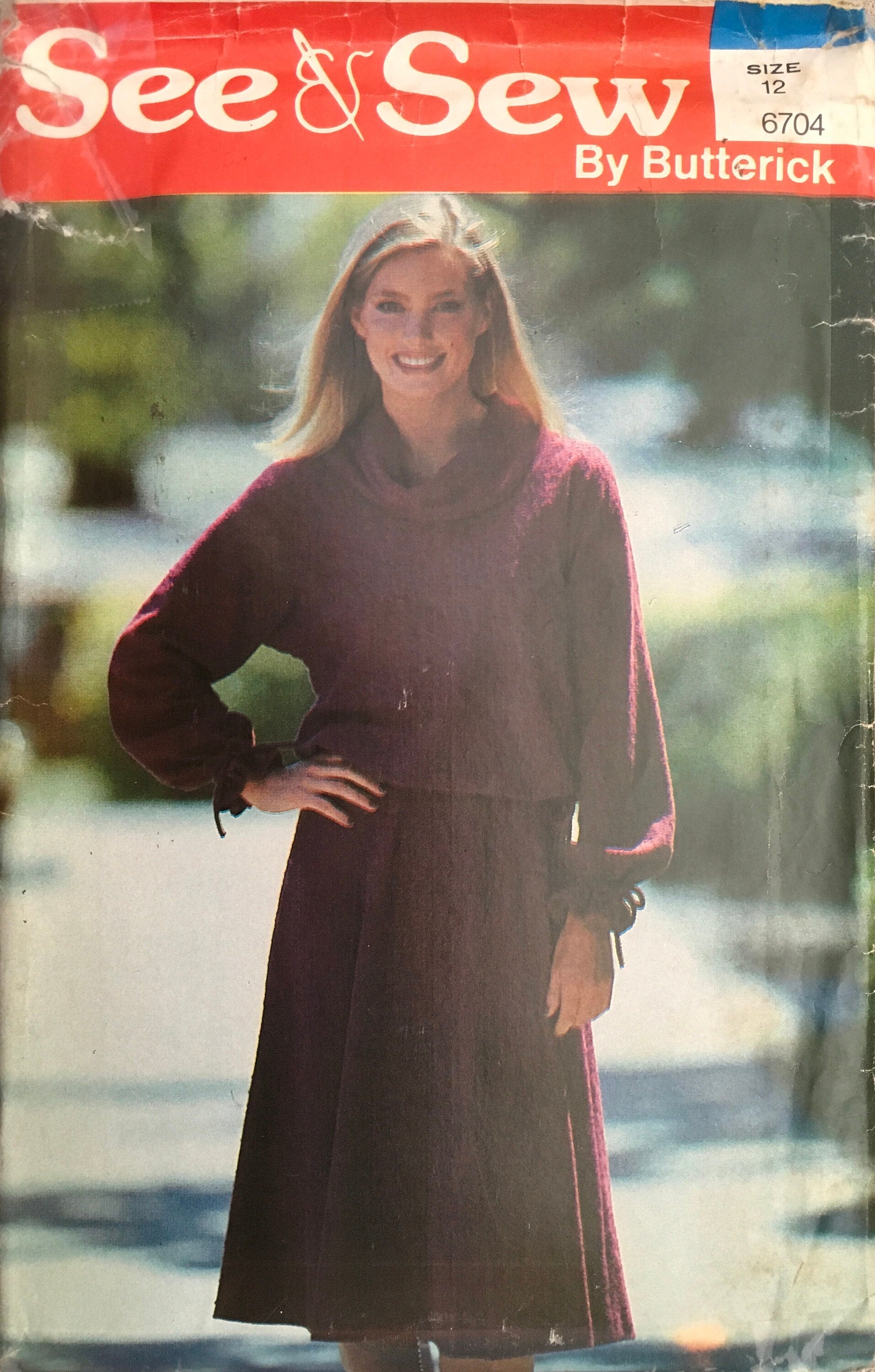 See & Sew 6704 Sewing Pattern (Vintage) UNCUT