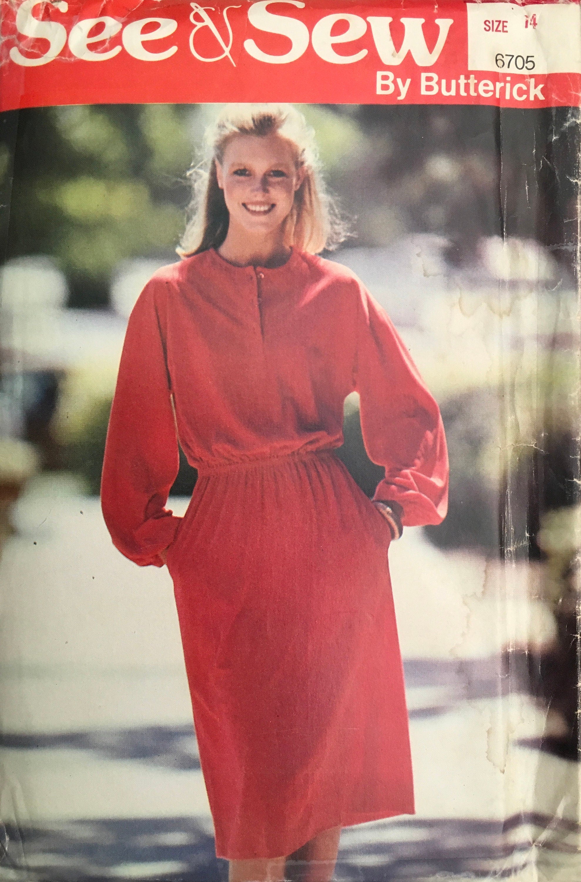 See & Sew 6705 Sewing Pattern (Vintage) UNCUT