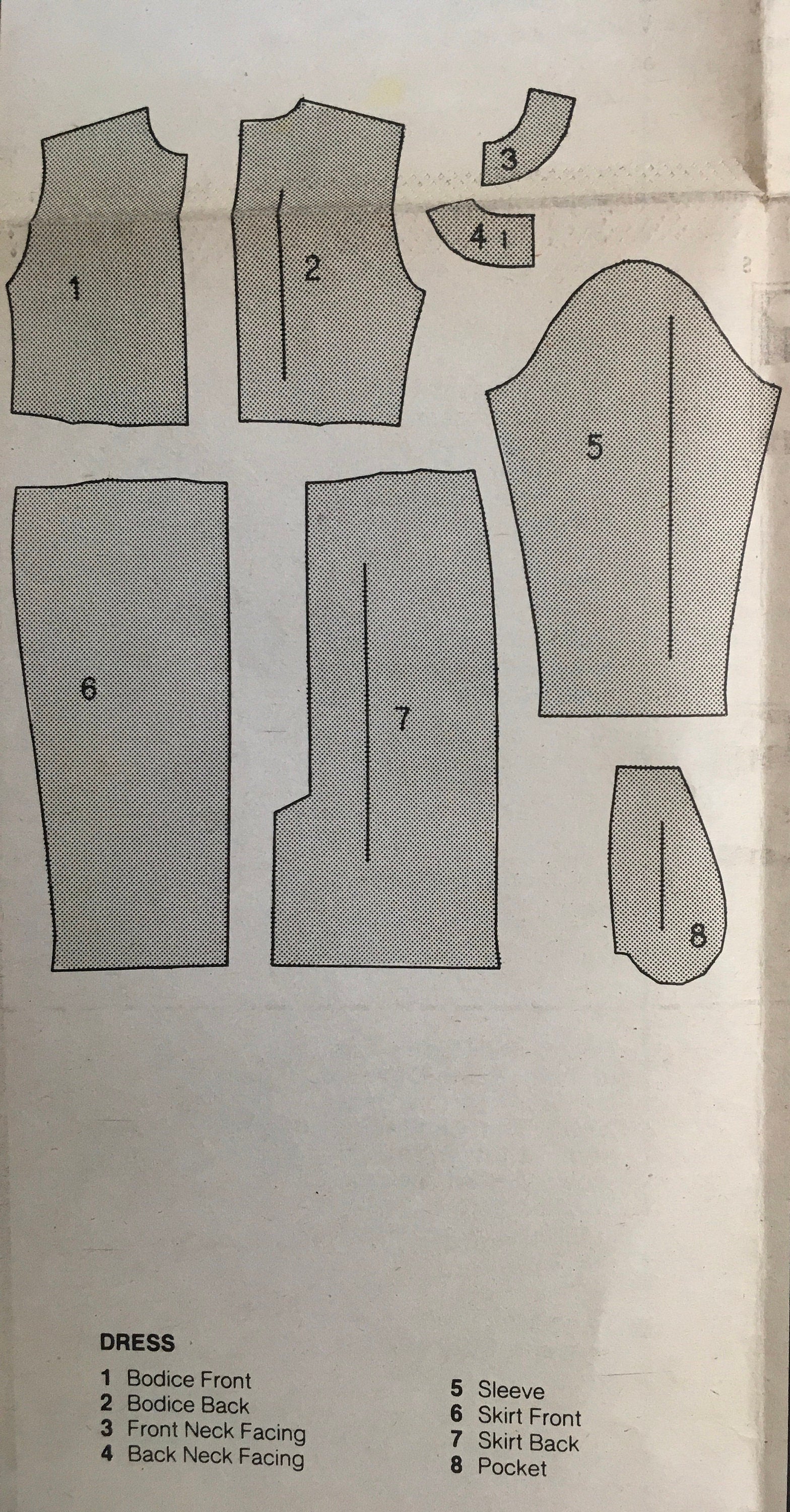 See & Sew 6892 Sewing Pattern (Vintage) CUT