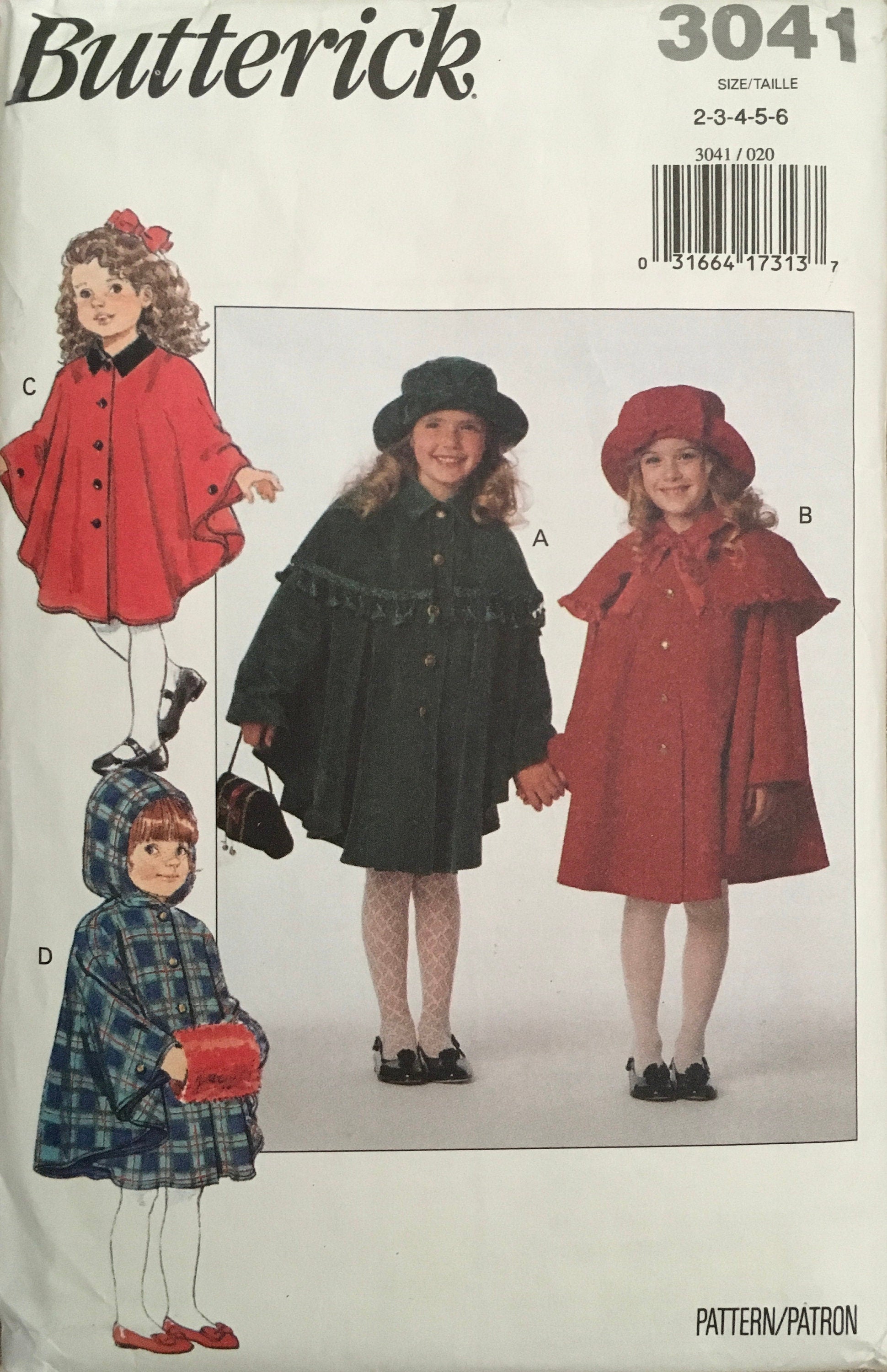 Butterick 3041 Sewing Pattern (Vintage) UNCUT/CUT