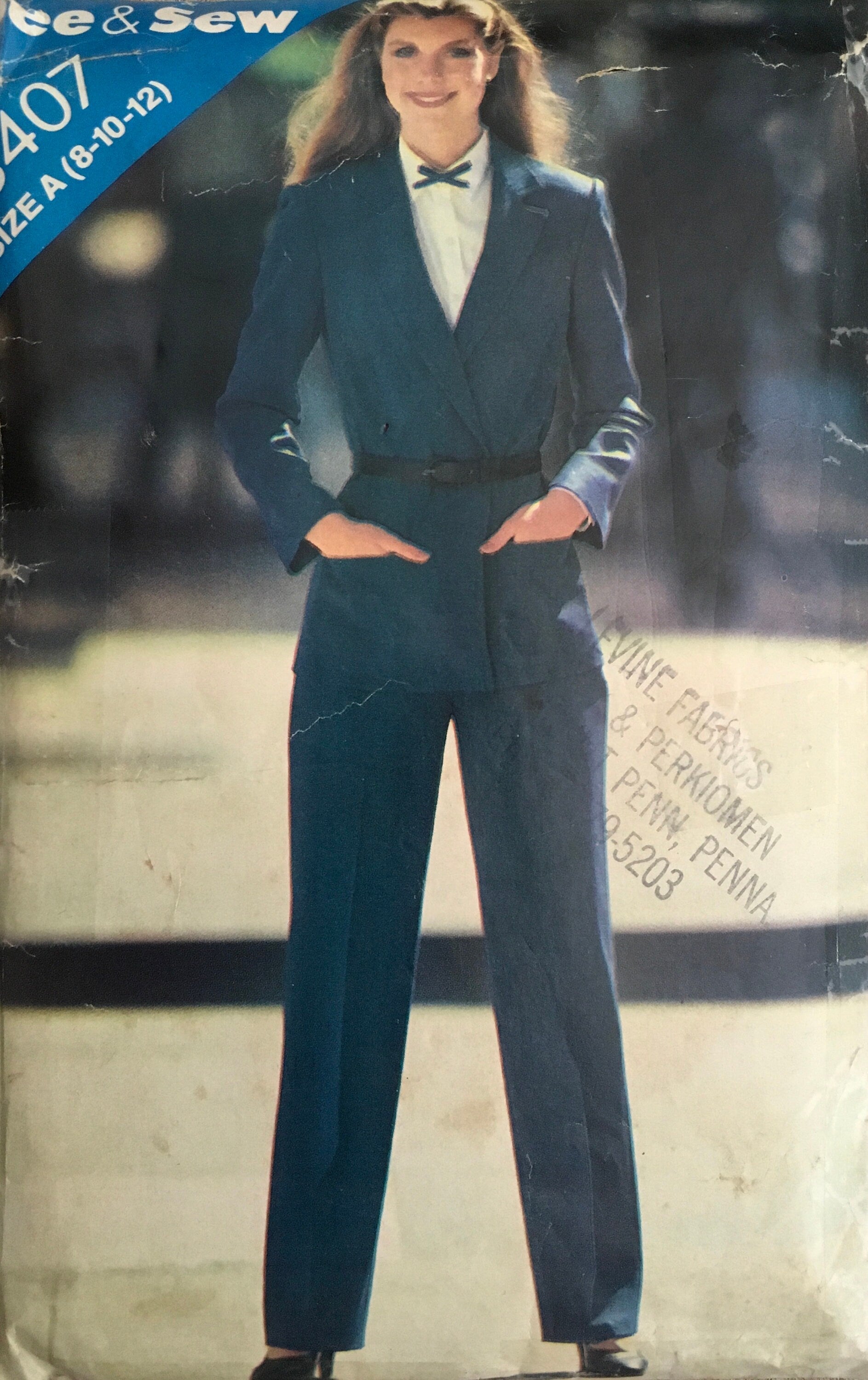 See & Sew 3407 Sewing Pattern (Vintage) CUT