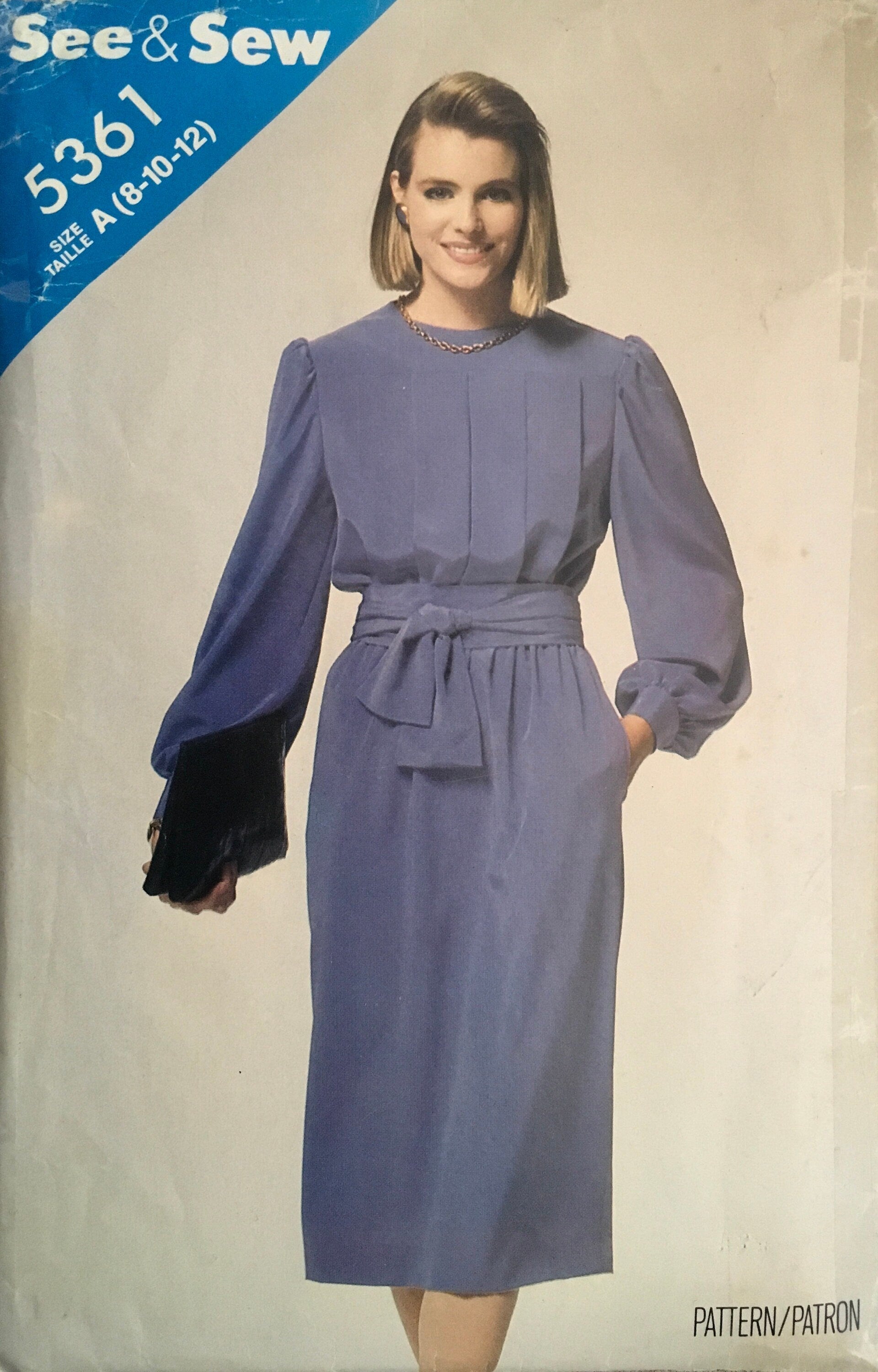 See & Sew 5361 Sewing Pattern (Vintage) CUT