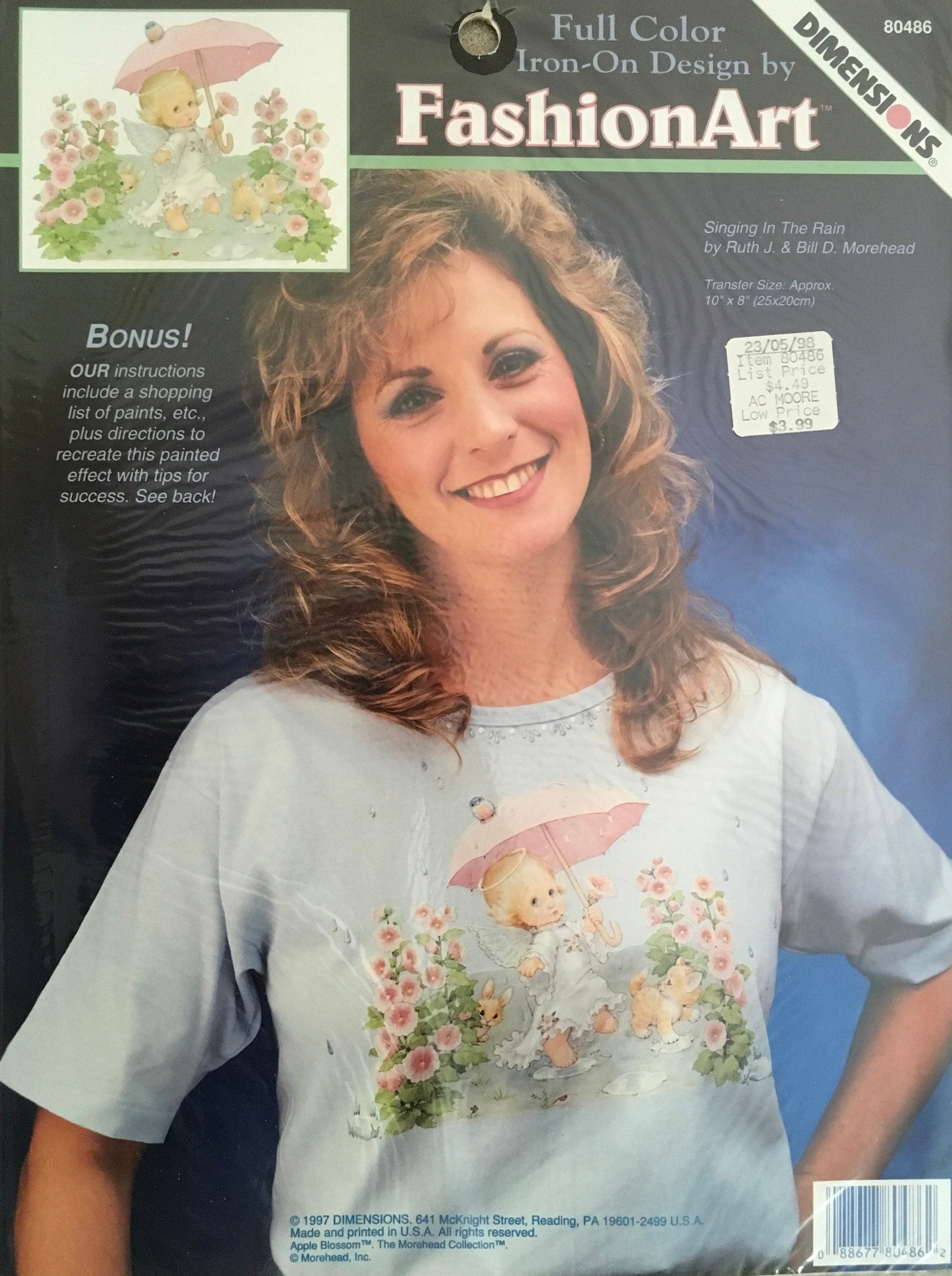 Fashion Art Iron-On Transfer (Vintage) UNCUT