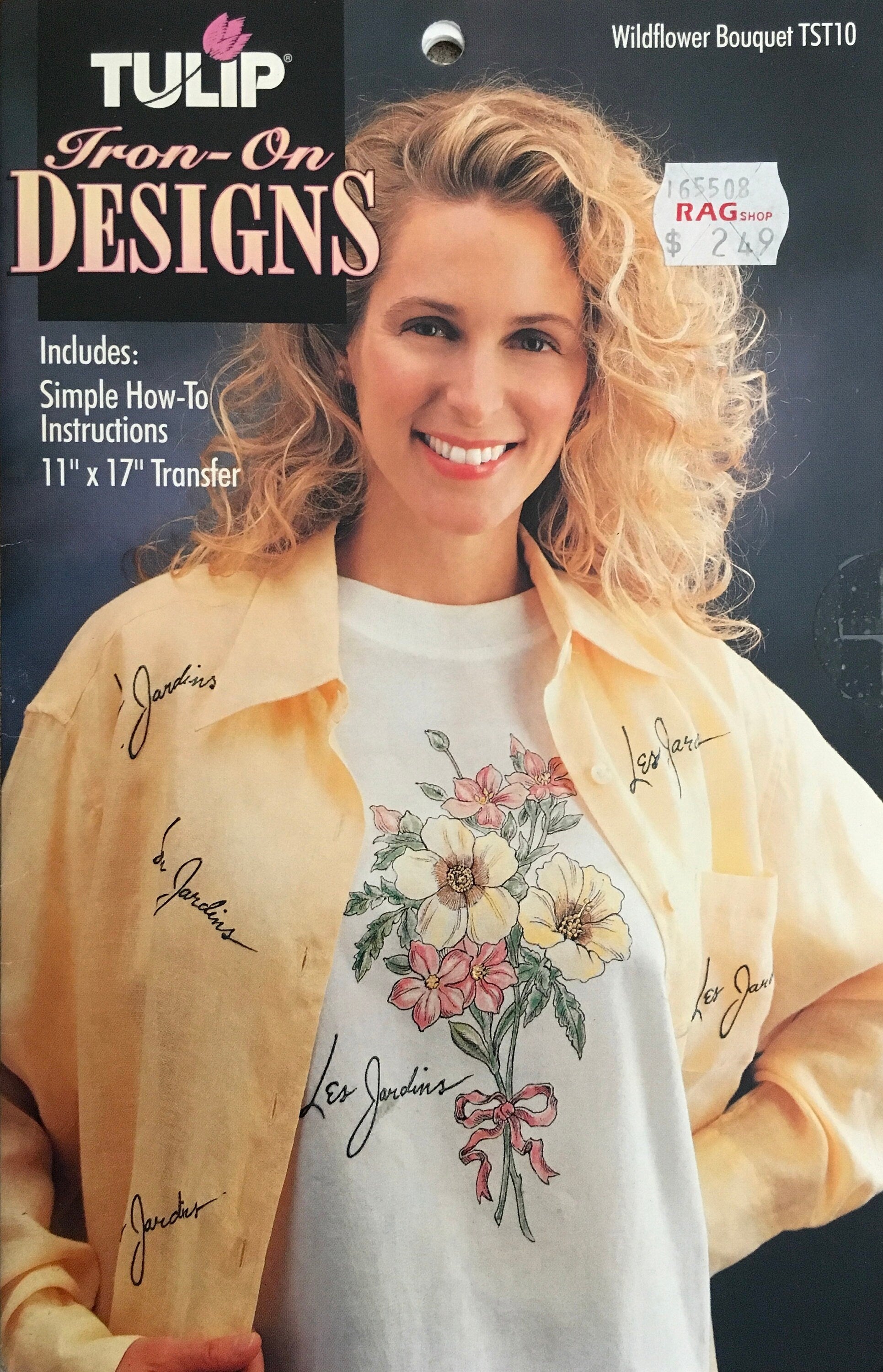 Tulip Iron-On Transfer (Vintage) UNCUT