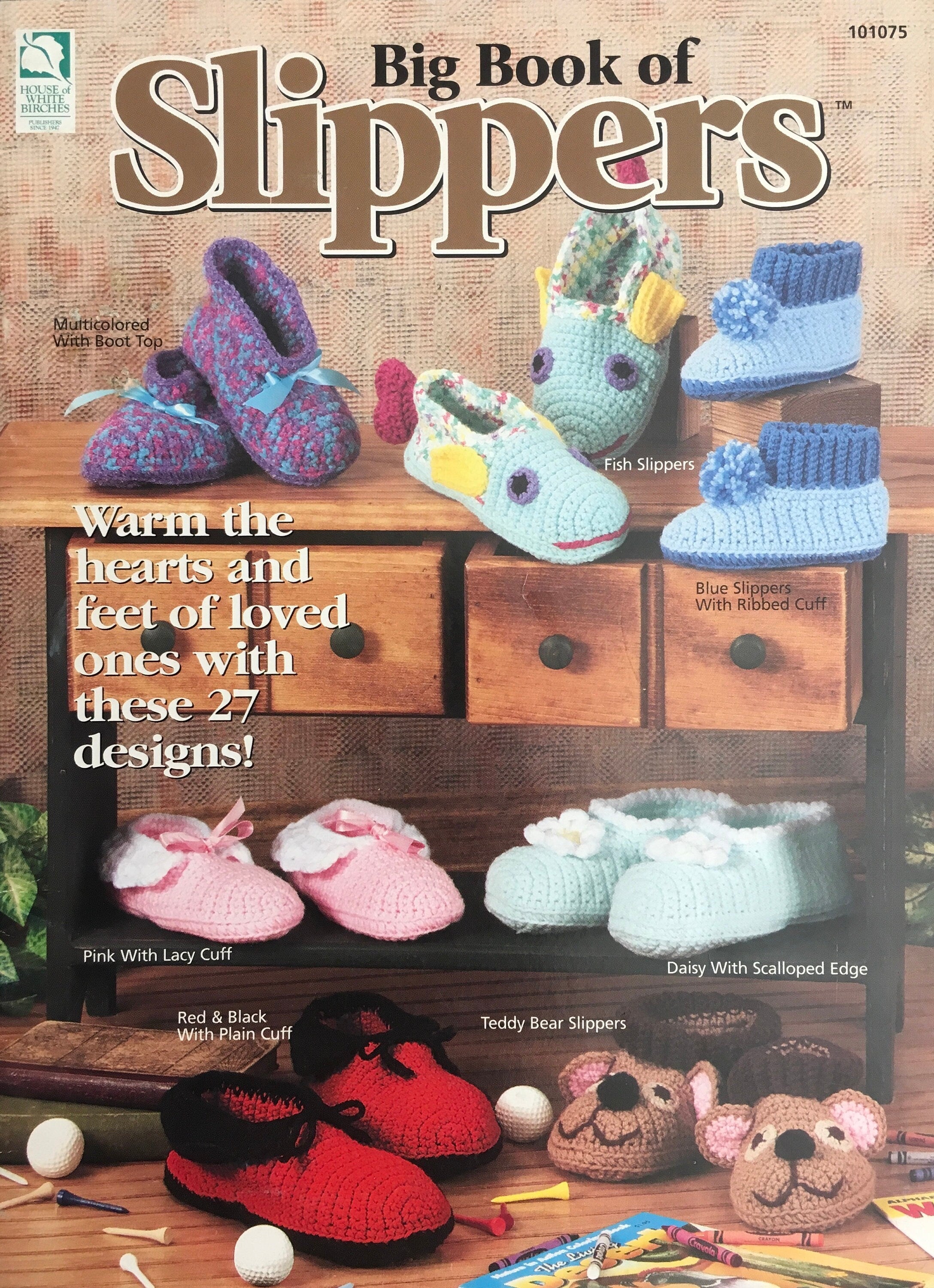 Crochet Book “Big Book Of Slippers” (Vintage)