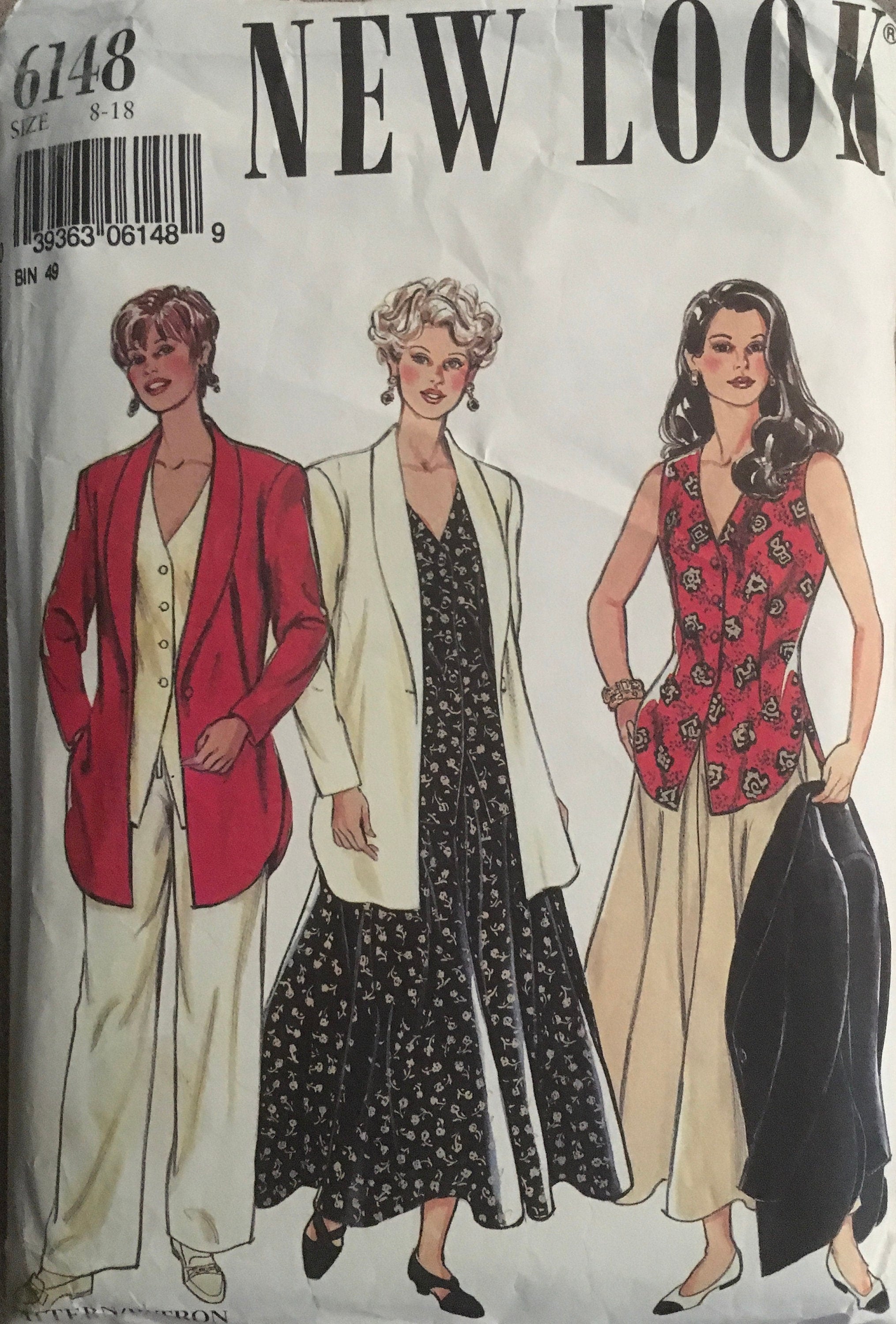New Look 6148 Sewing Pattern (Vintage) UNCUT/CUT