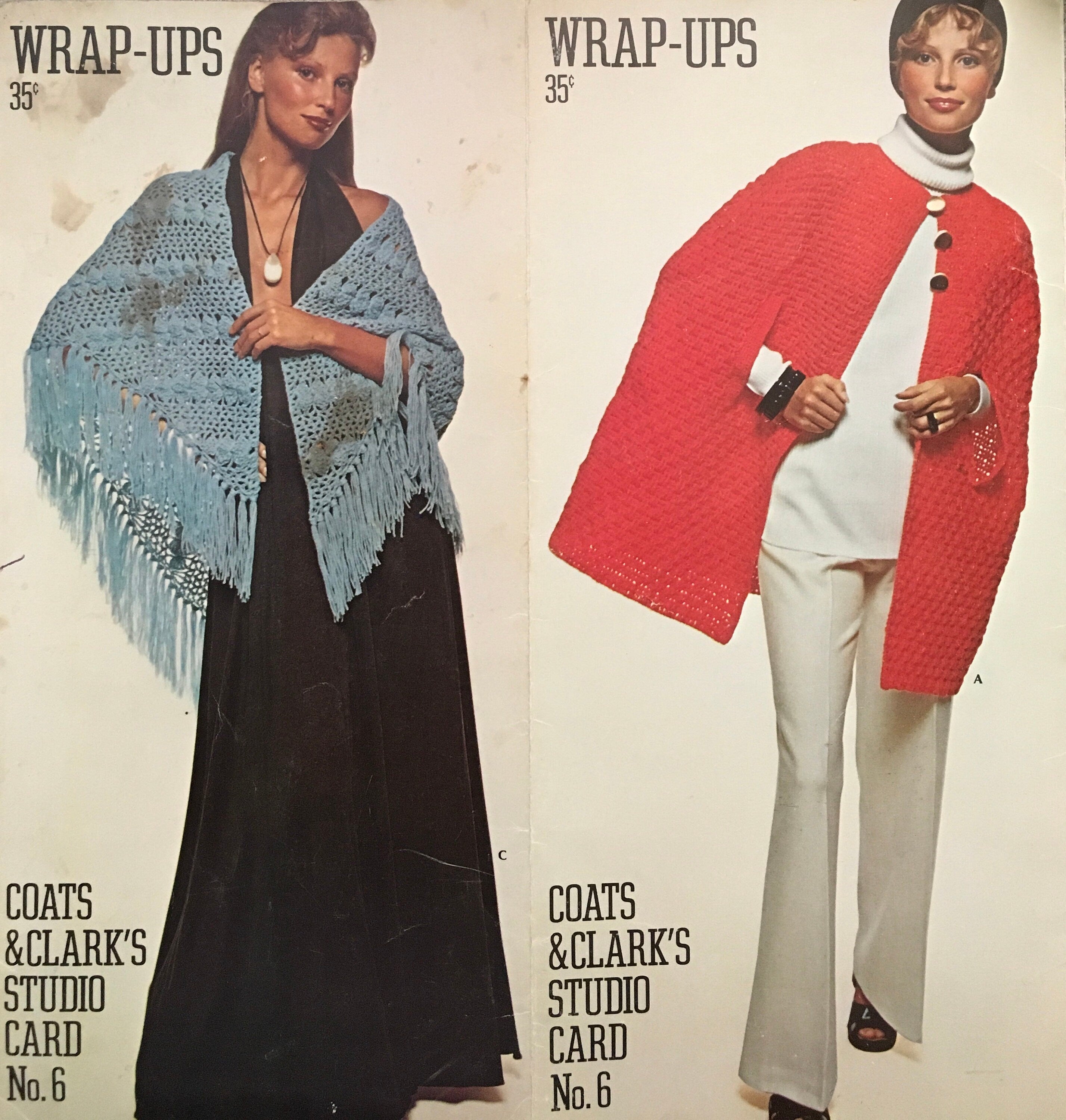 Knit/Crochet Leaflet “Wrap-Up” (Vintage)