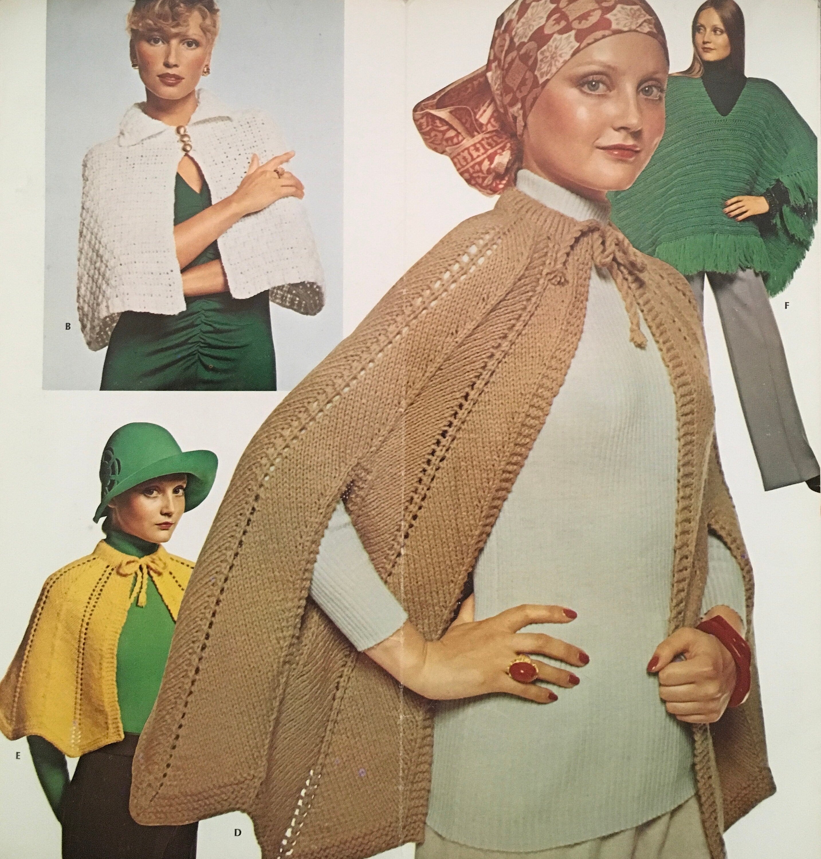 Knit/Crochet Leaflet “Wrap-Up” (Vintage)