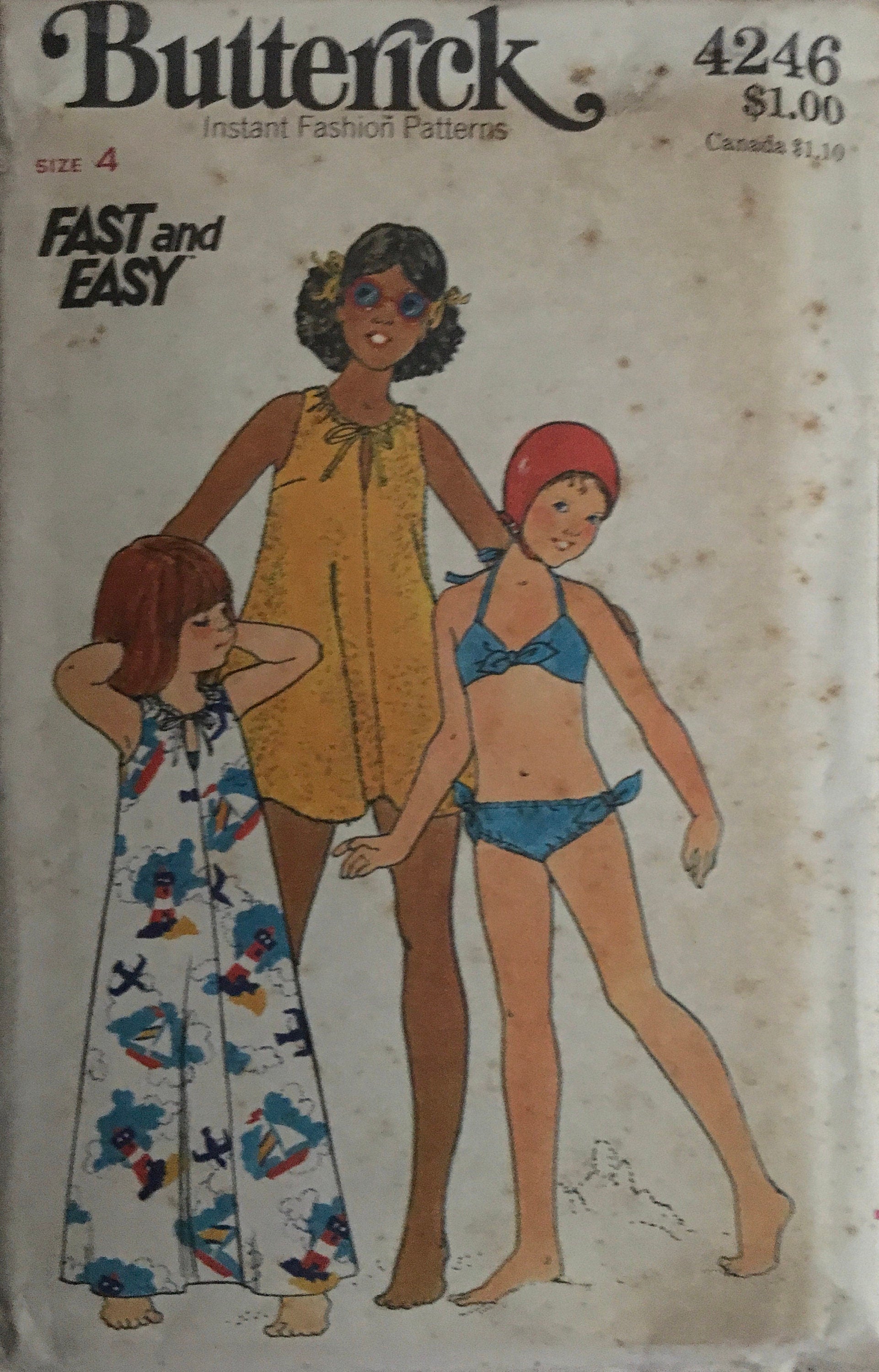 Butterick 4246 Sewing Pattern (Vintage) UNCUT