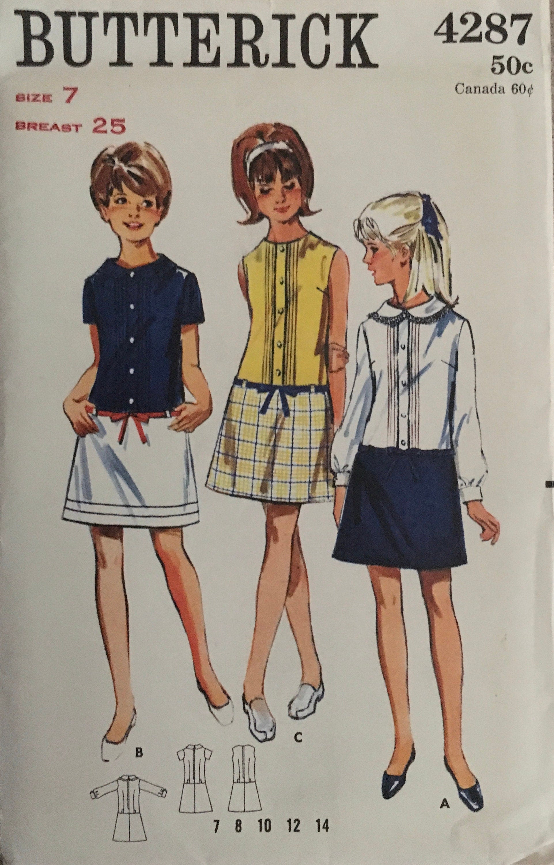 Butterick 4287 Sewing Pattern (Vintage) UNCUT