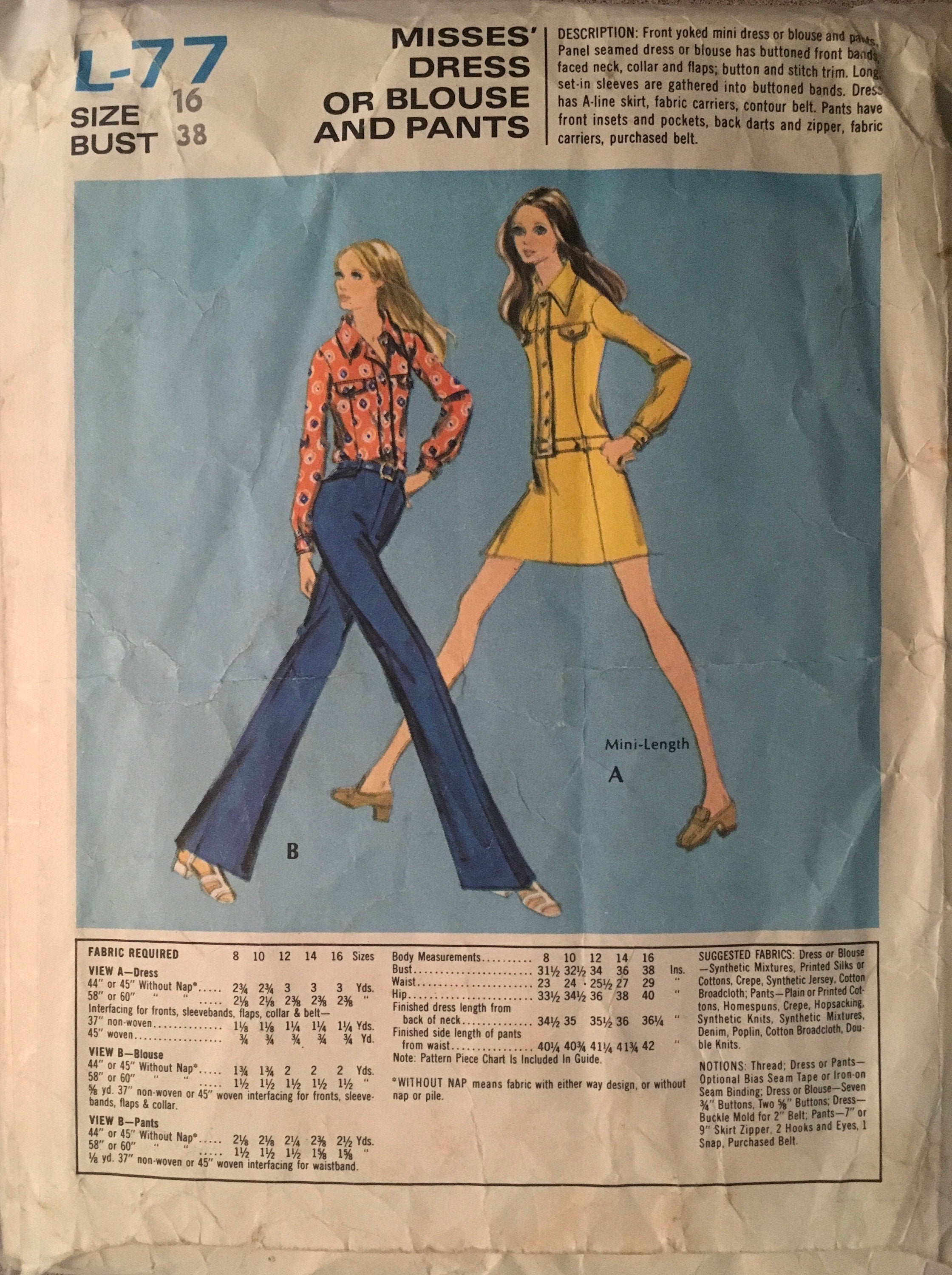 Lipton L-77 Sewing Pattern (Vintage) CUT