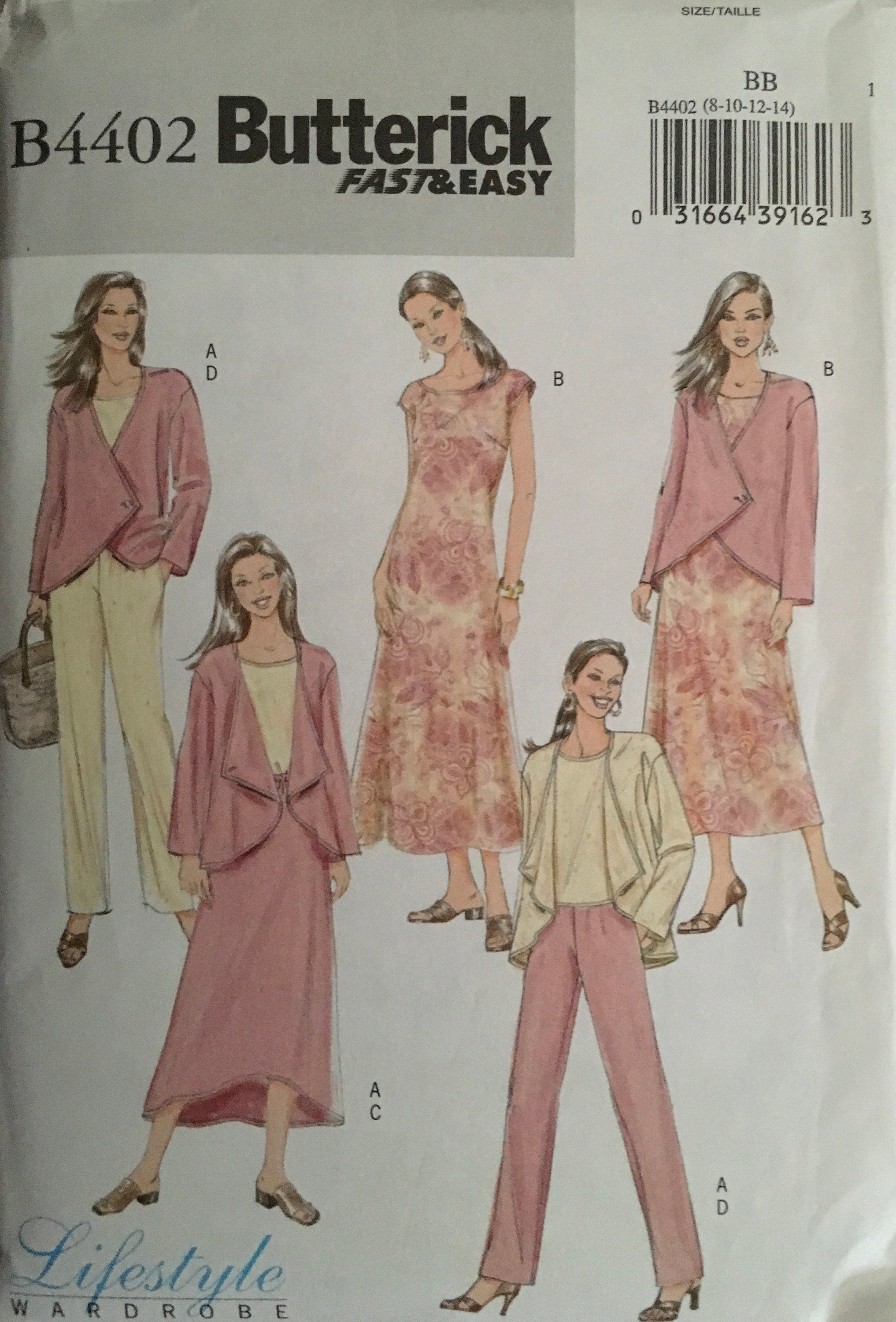 Butterick 4402 Sewing Pattern (Vintage) UNCUT