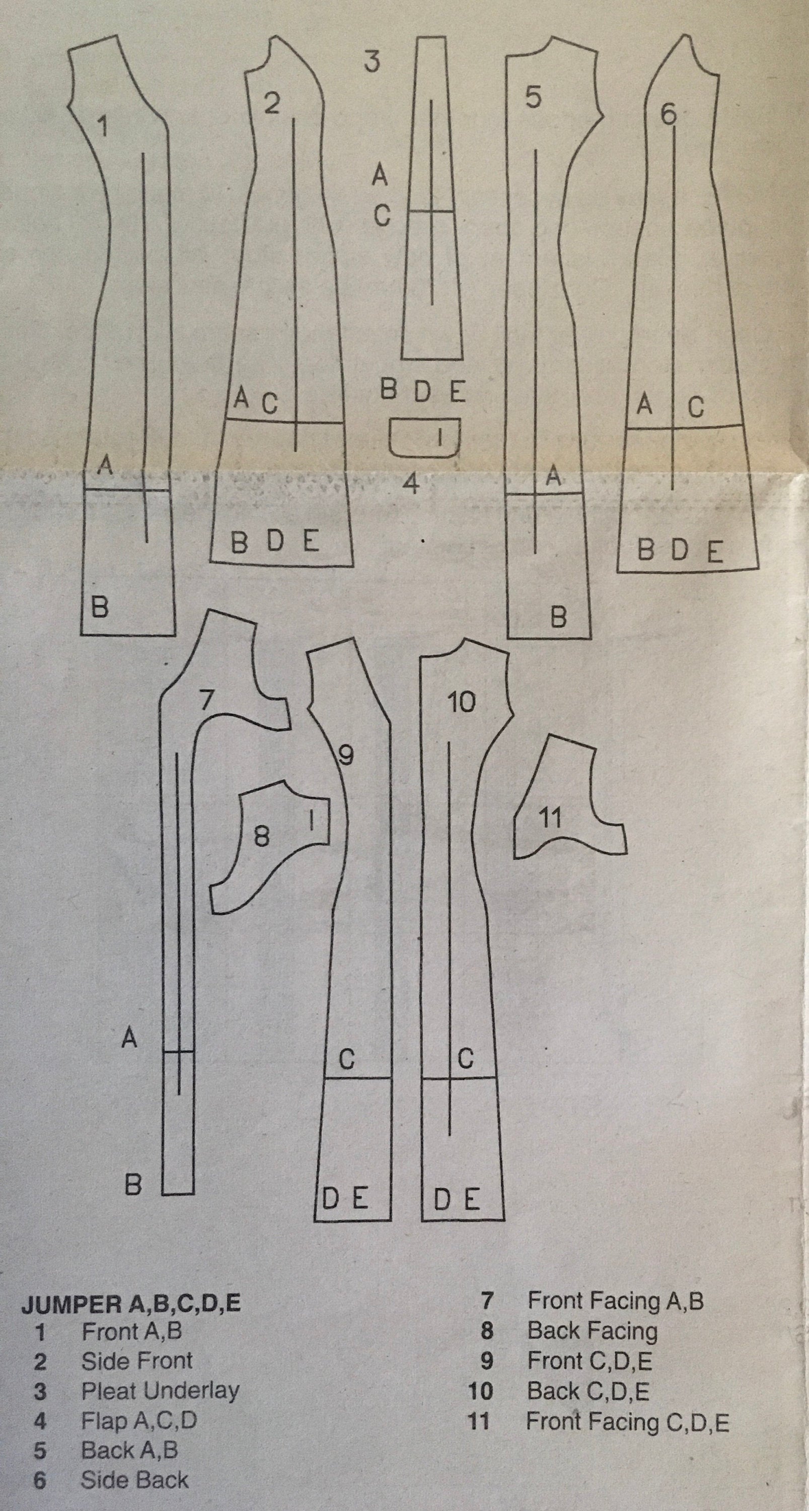 Butterick 5141 Sewing Pattern (Vintage) UNCUT/CUT