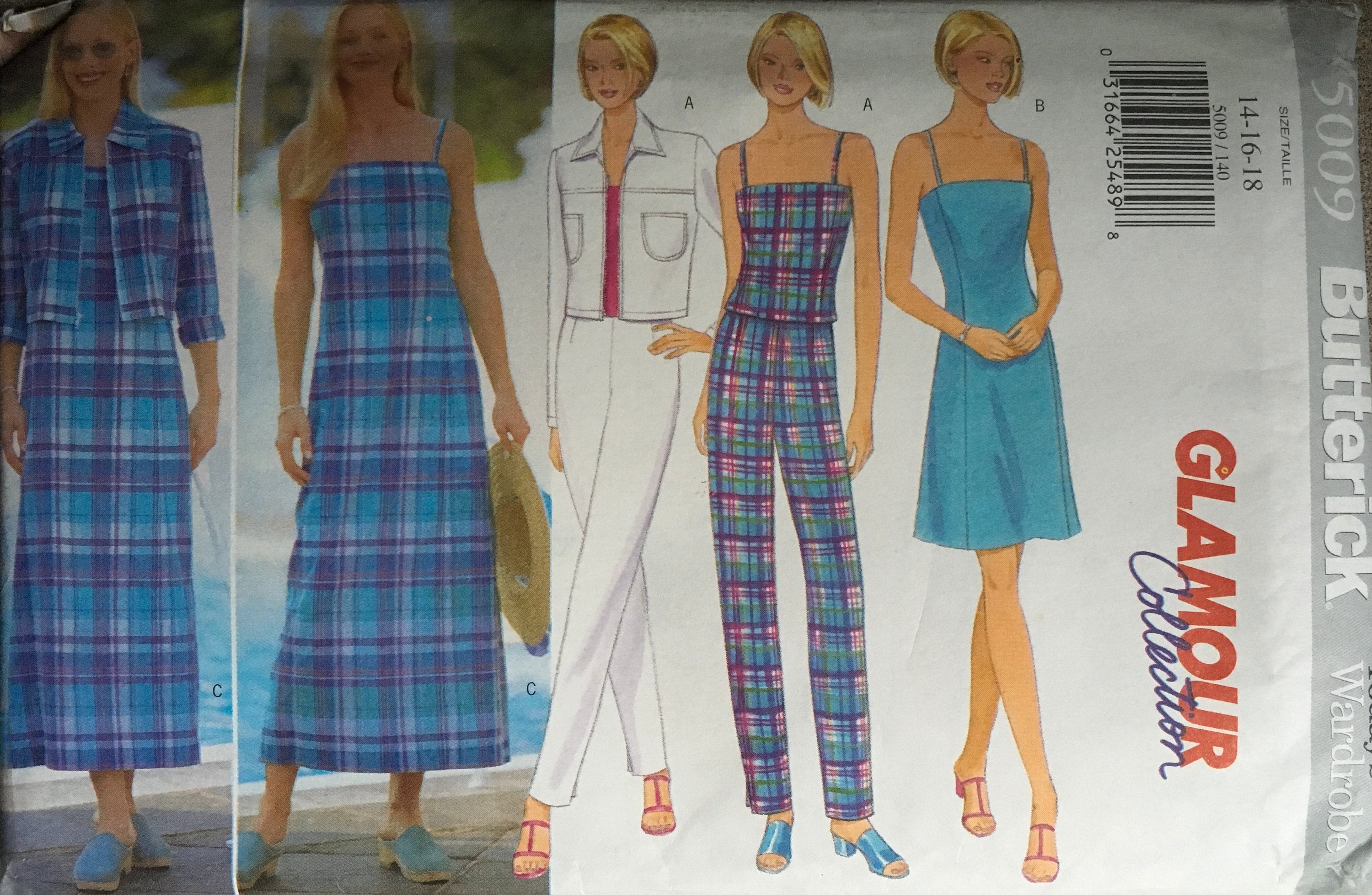Butterick 5009 Sewing Pattern (Vintage) UNCUT