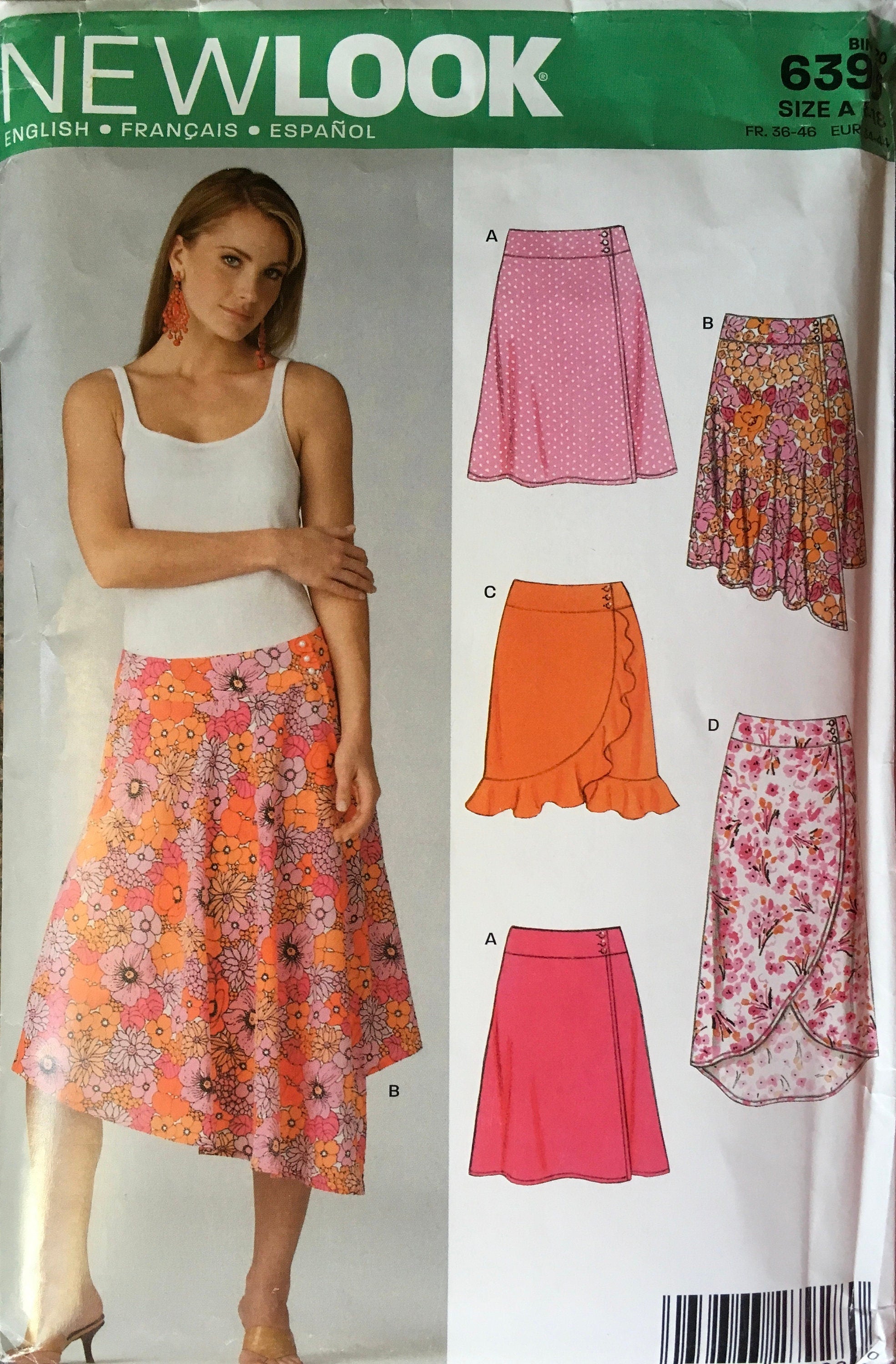 New Look 6390 Sewing Pattern (Vintage) CUT