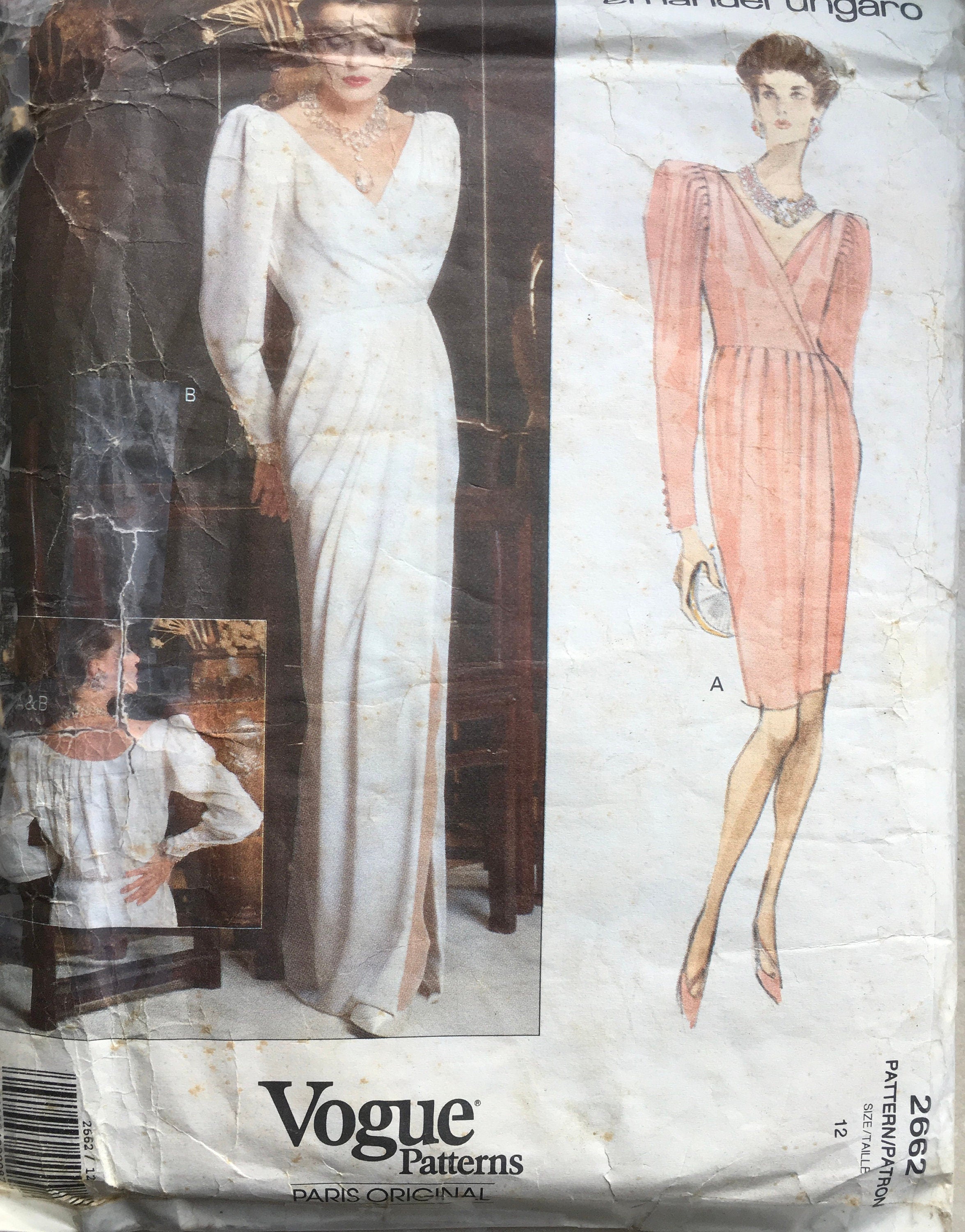 Vogue 2662 Sewing Pattern (Vintage) CUT