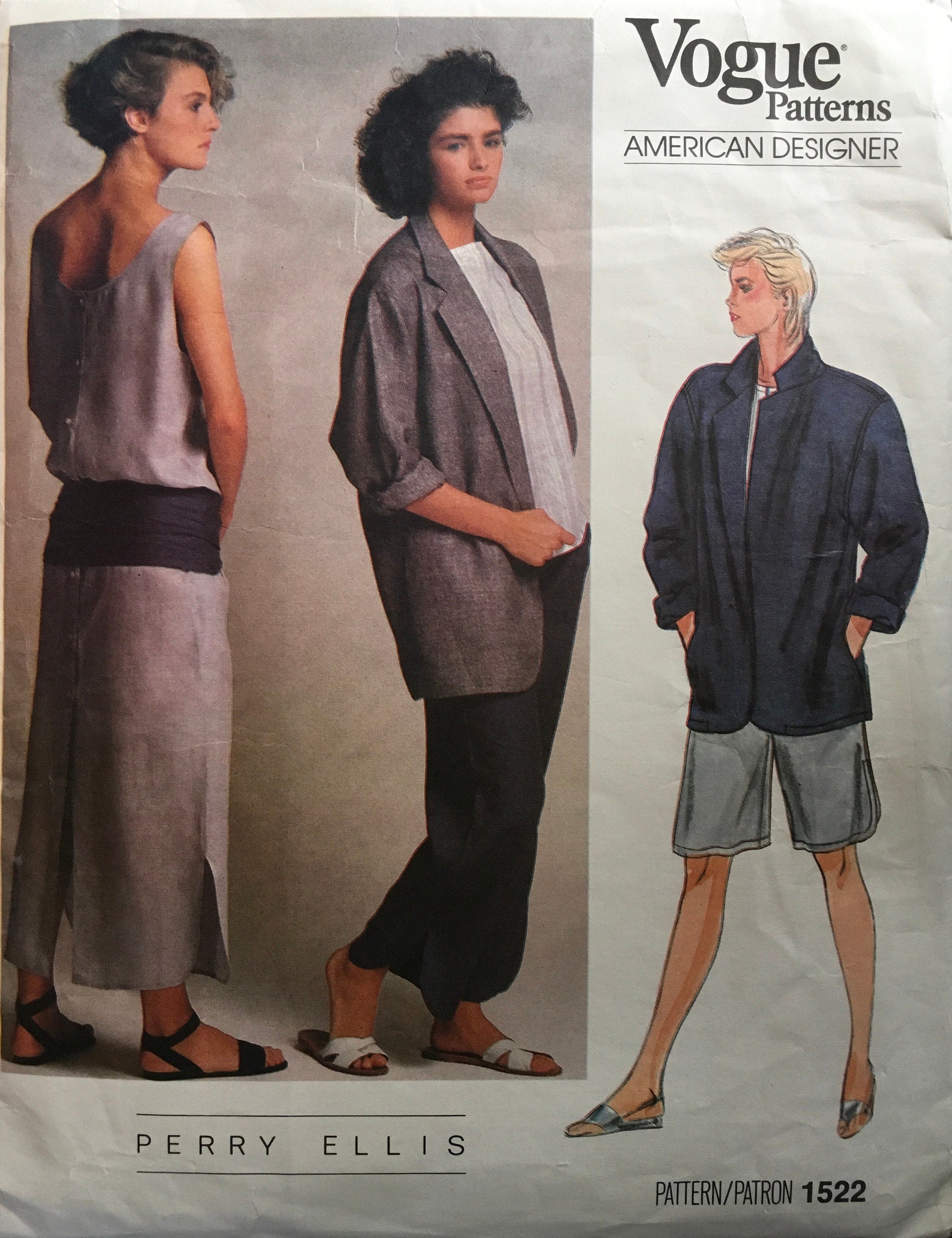 Vogue 1522 Sewing Pattern (Vintage) CUT