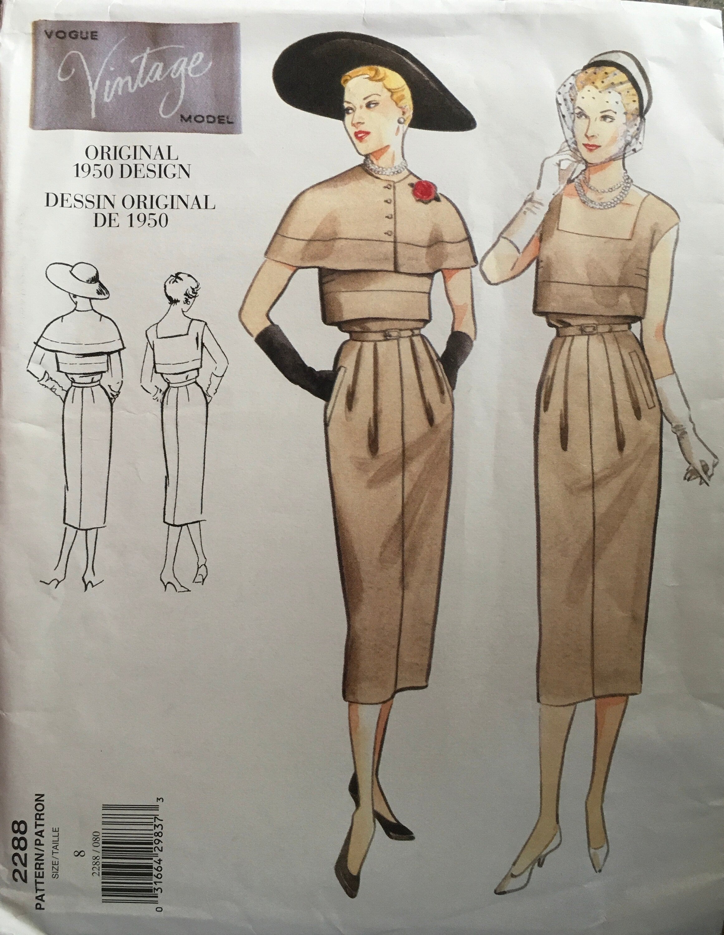 Vogue 2288 Sewing Pattern (Vintage) UNCUT