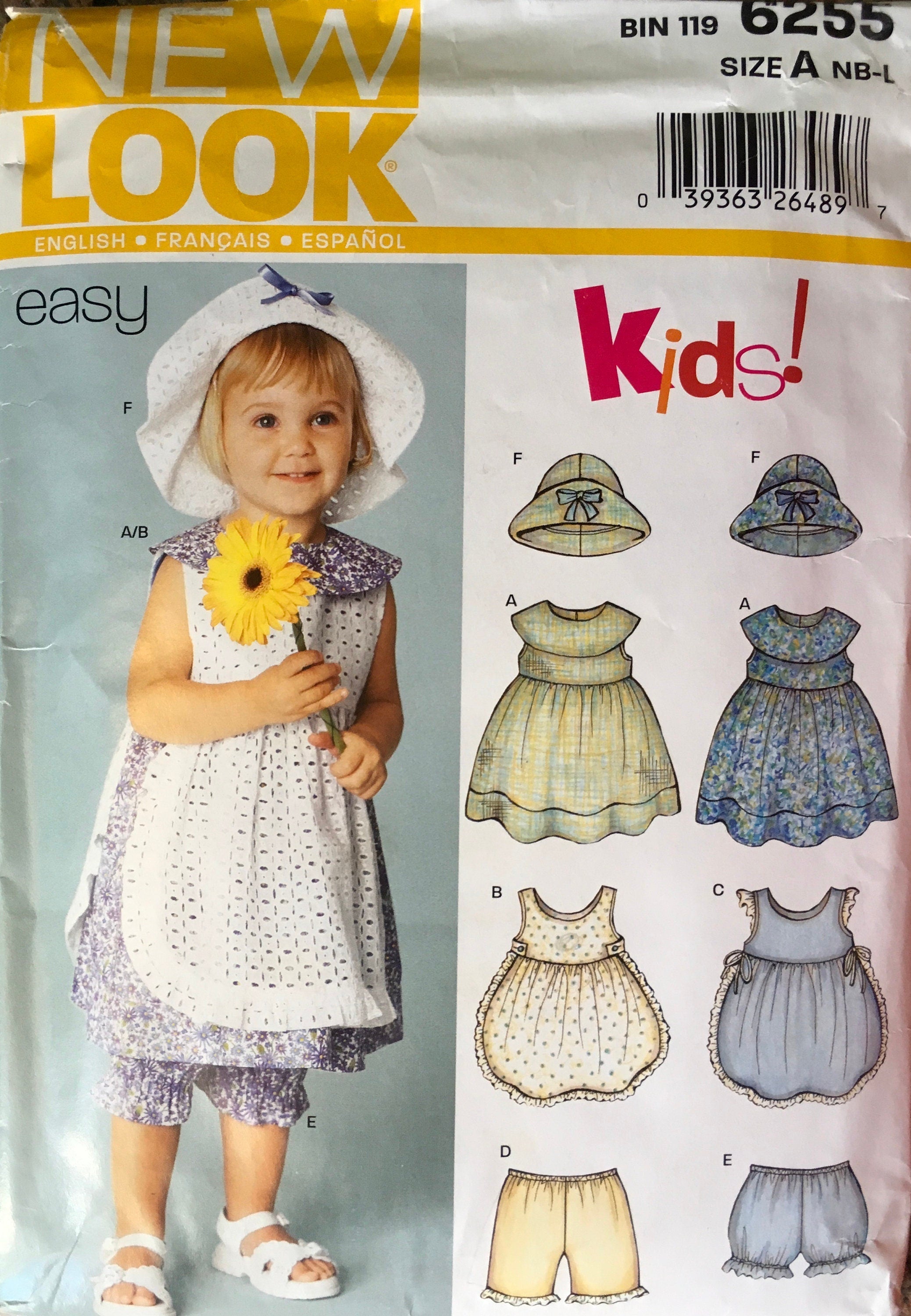 New Look 6255 Sewing Pattern (Vintage) CUT