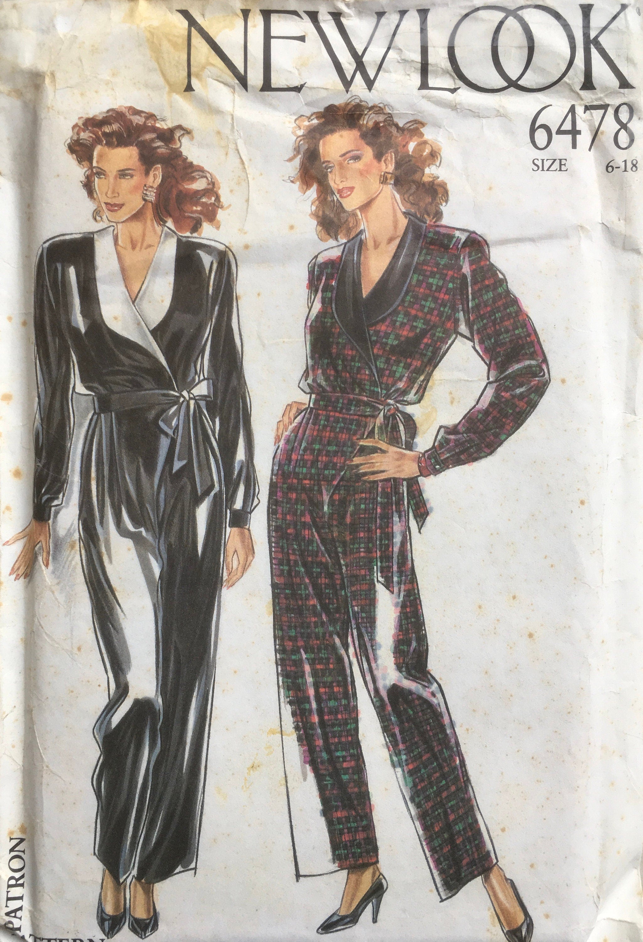 New Look 6478 Sewing Pattern (Vintage) UNCUT