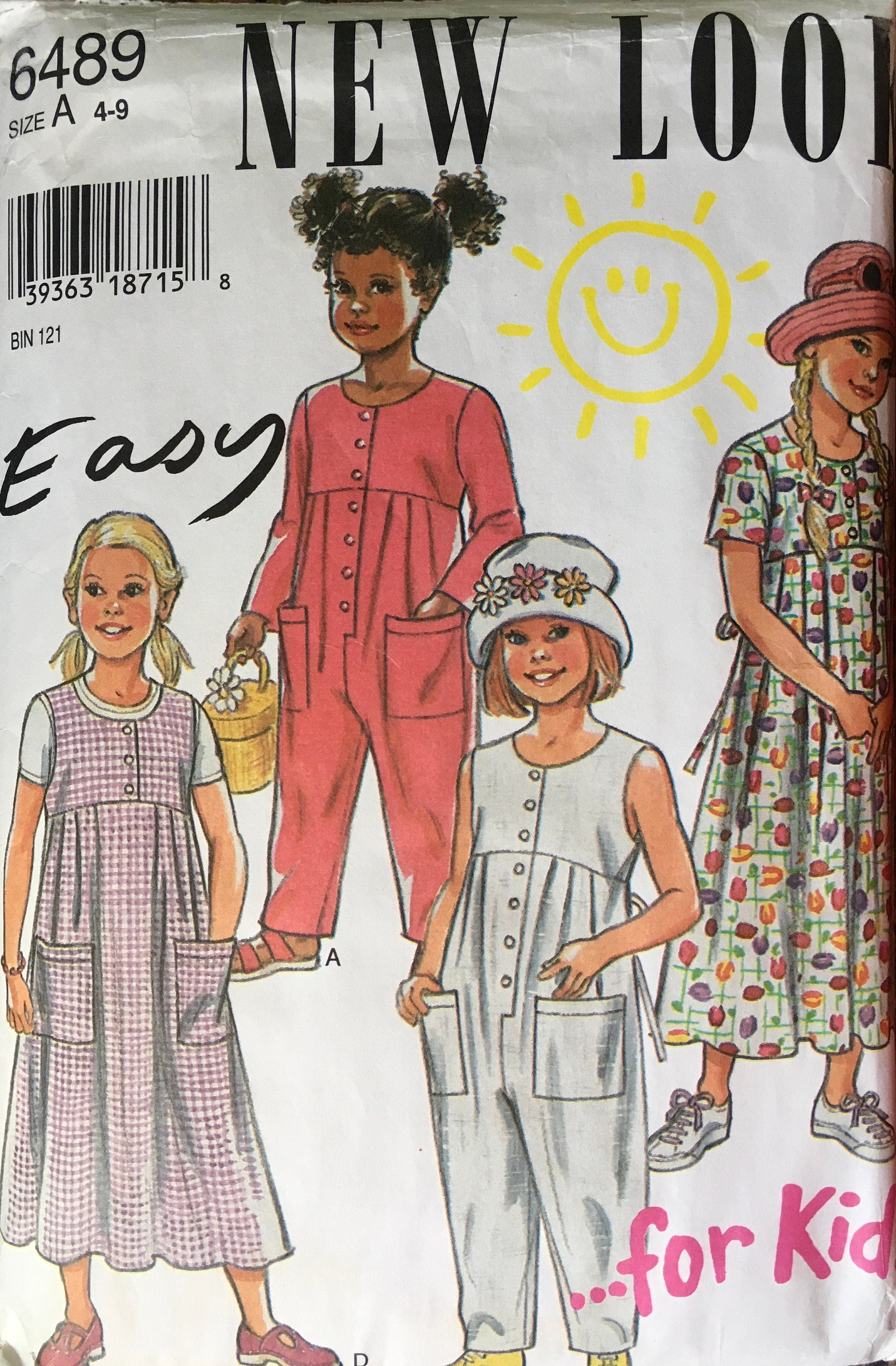 New Look 6489 Sewing Pattern (Vintage) UNCUT
