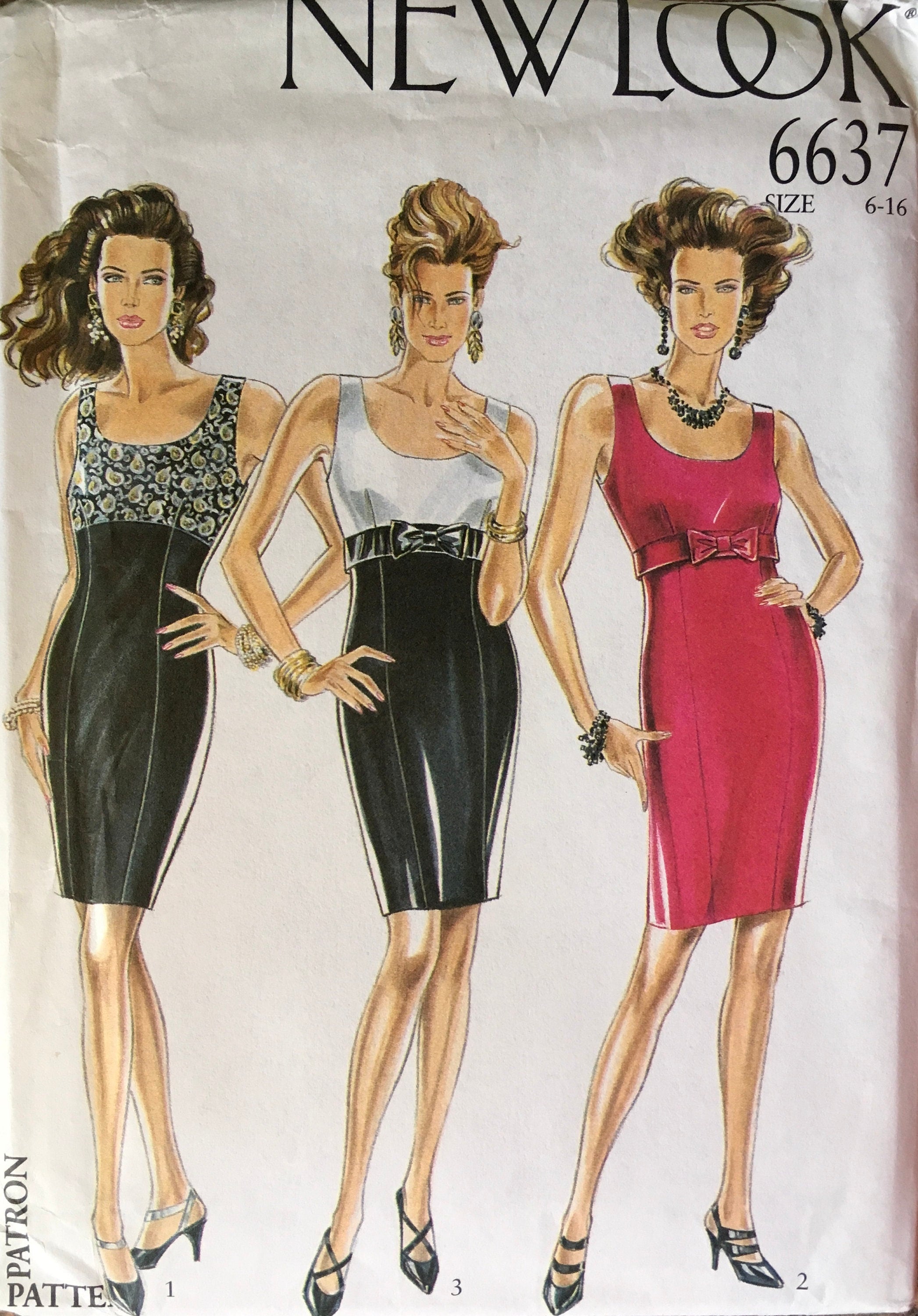 New Look 6637 Sewing Pattern (Vintage) UNCUT